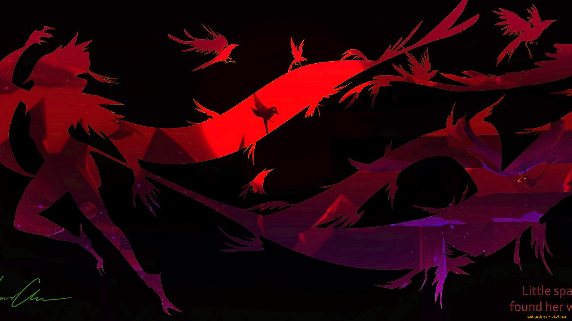 видео, игры, league, of, legends, силуэт, птицы, blood, moon, taliyah