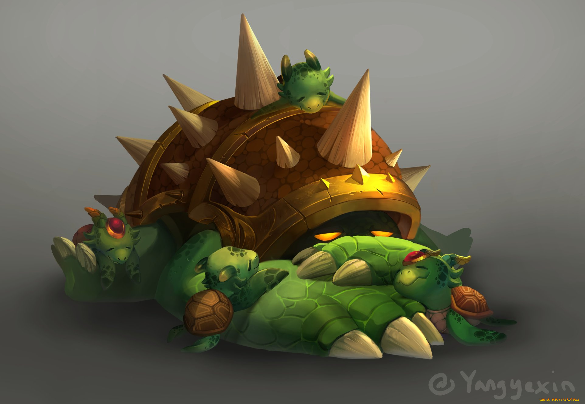 видео, игры, league, of, legends, черепахи, шипы, rammus