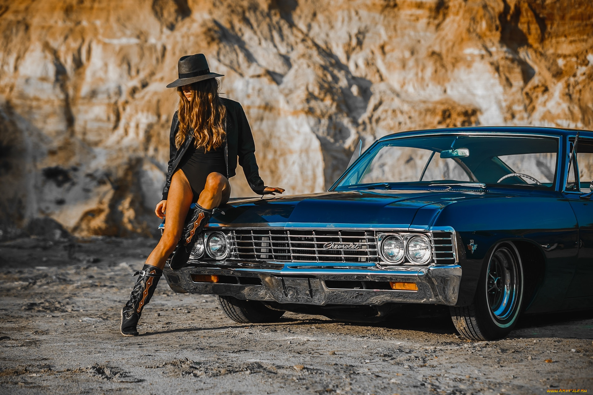 автомобили, -авто, с, девушками, ретро