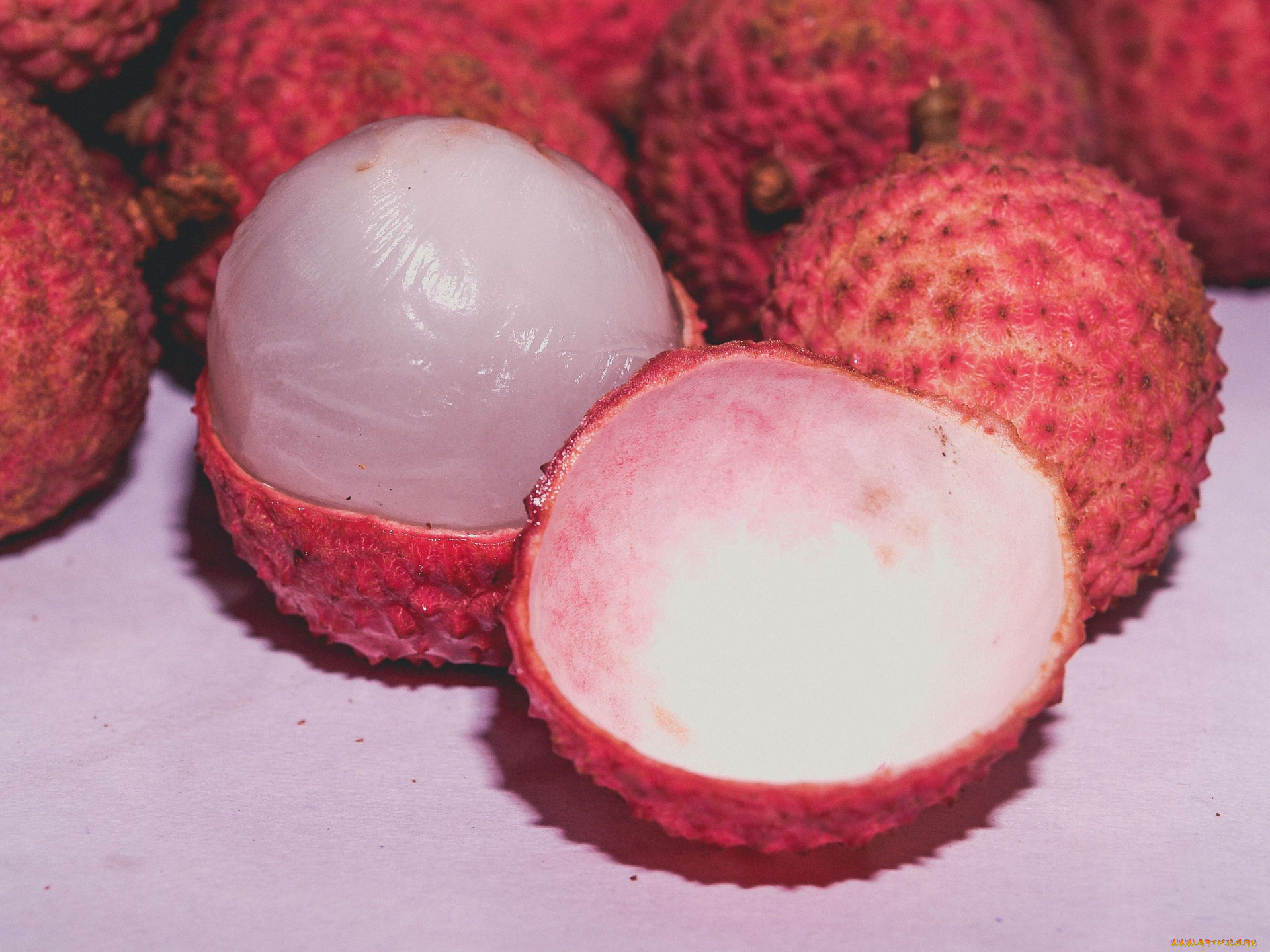 еда, личи, экзотический, фрукт