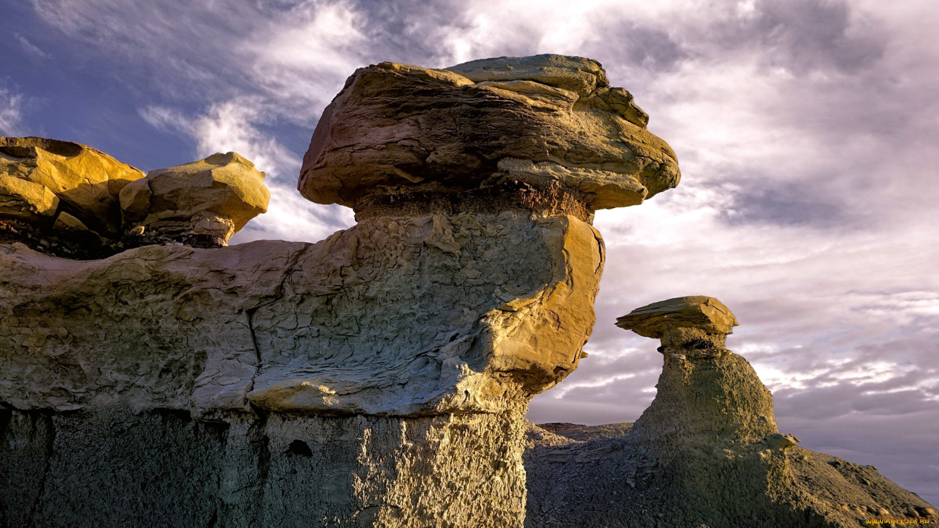 bisti, badlands, new, mexico, природа, горы, bisti, badlands, new, mexico