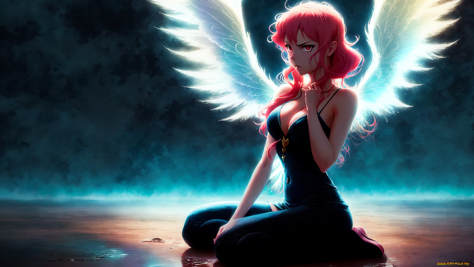 аниме, ангелы, , демоны, нейросети, графика, нейроарт, ai, art, нейронные, сети, рисунки, нейро, искусство