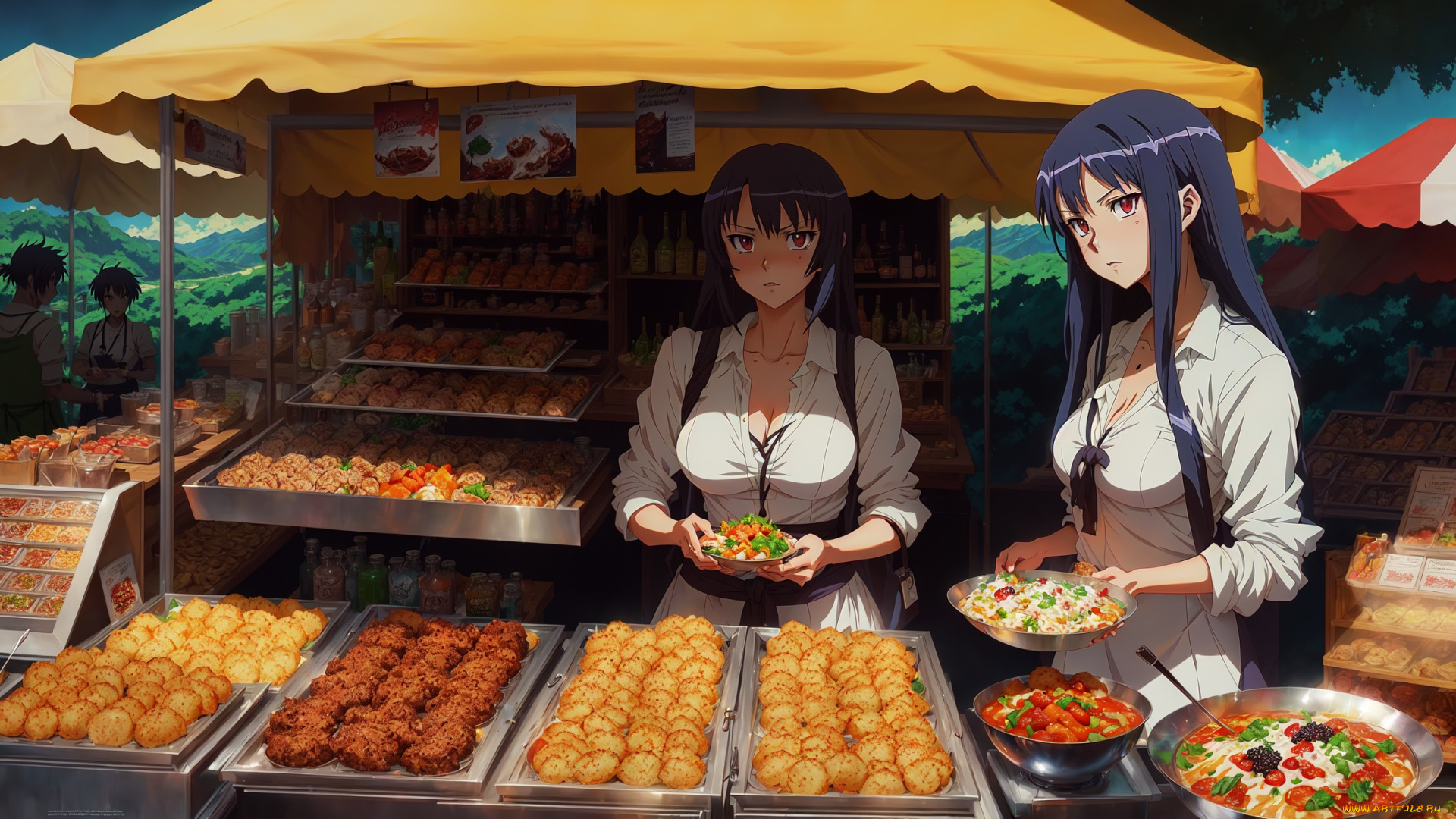 аниме, город, , улицы, , интерьер, , здания, нейросети, графика, нейроарт, ai, art, нейронные, сети, рисунки, нейро, искусство