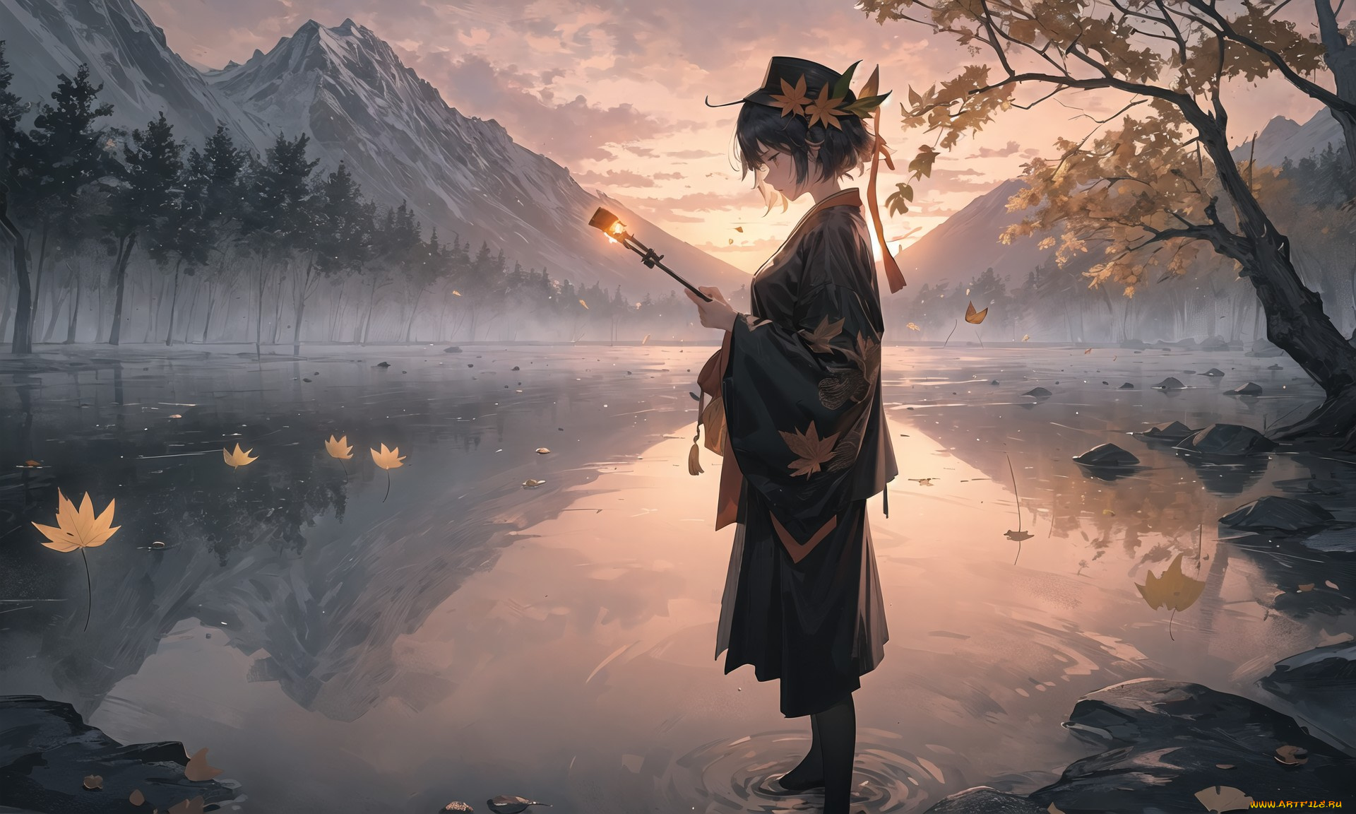 аниме, пейзажи, , природа, нейросети, графика, нейроарт, ai, art, нейронные, сети, рисунки, нейро, искусство