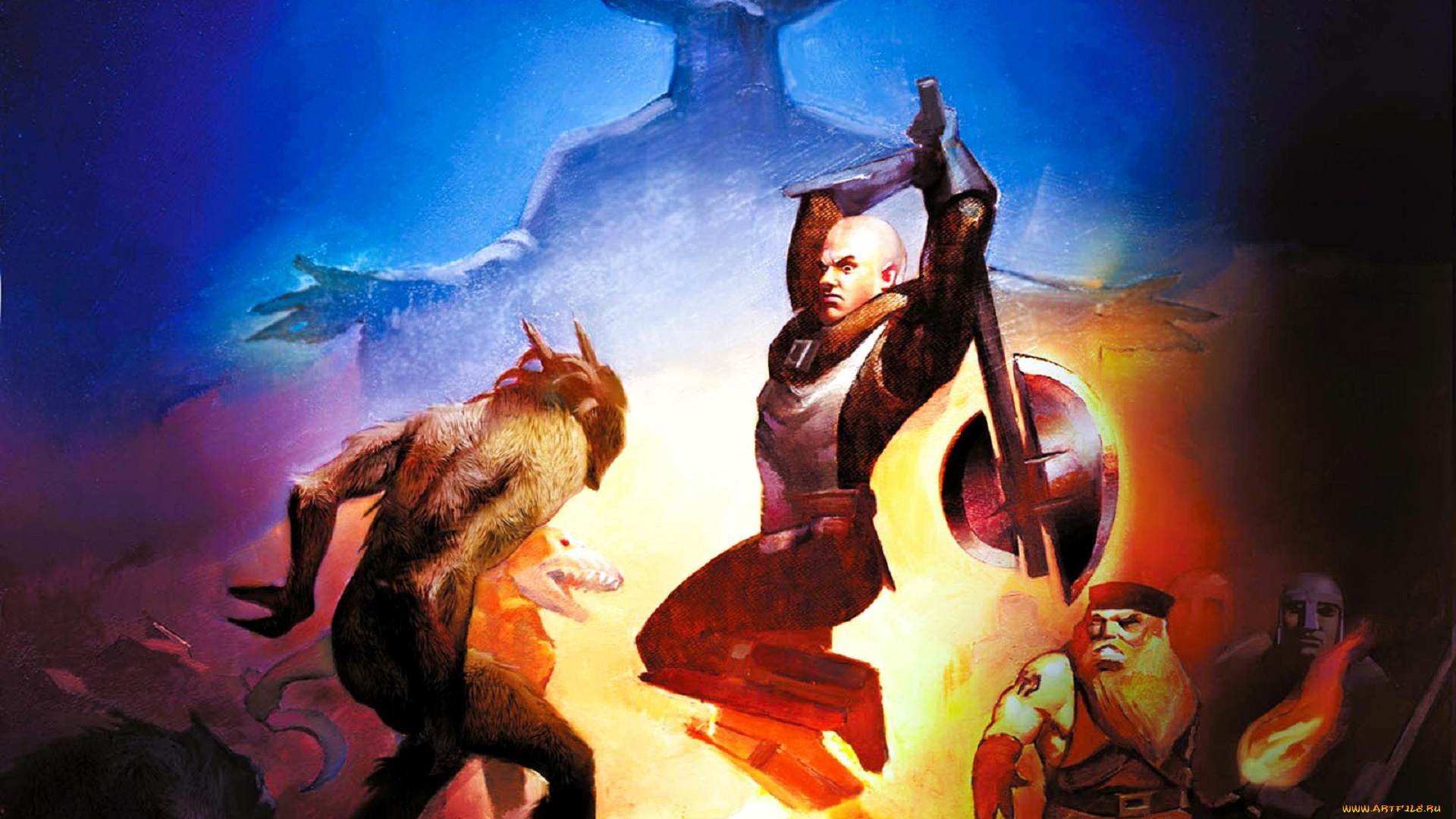 видео, игры, myth, 3, , the, wolf, age, персонажи, звери, топор