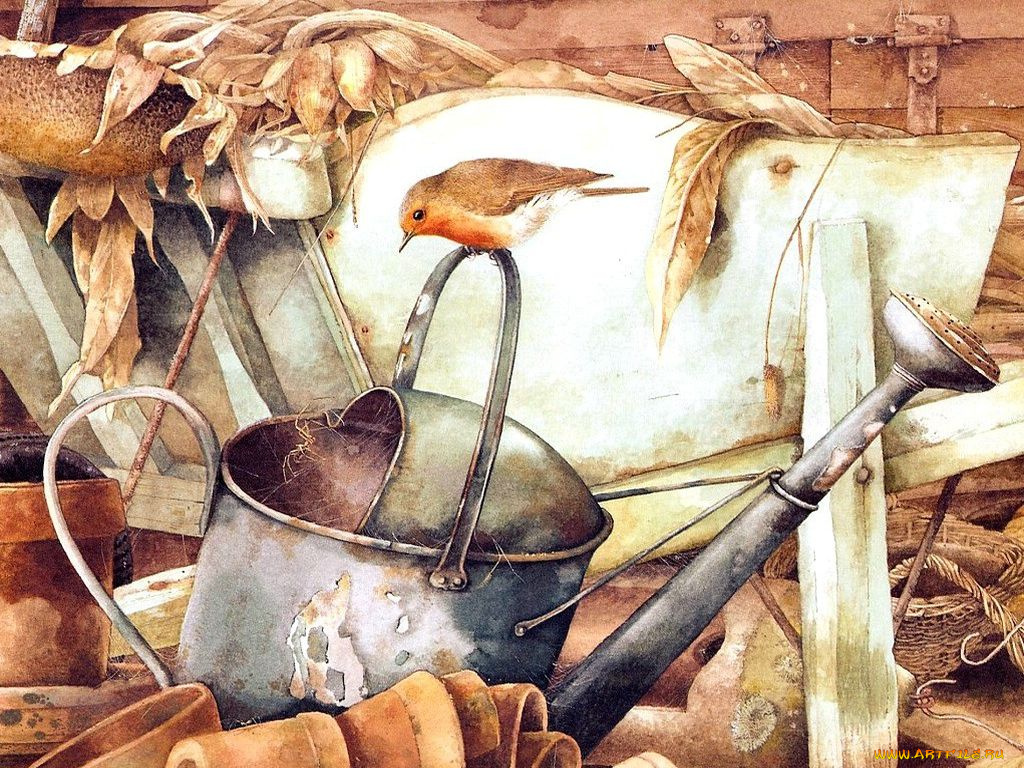 рисованные, животные