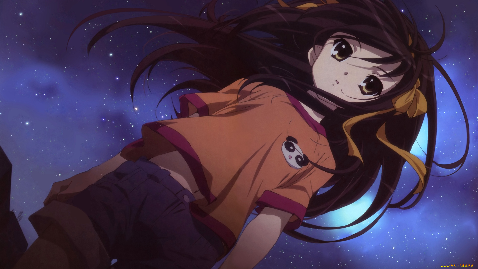 аниме, the, melancholy, of, haruhi, suzumiya, девушка