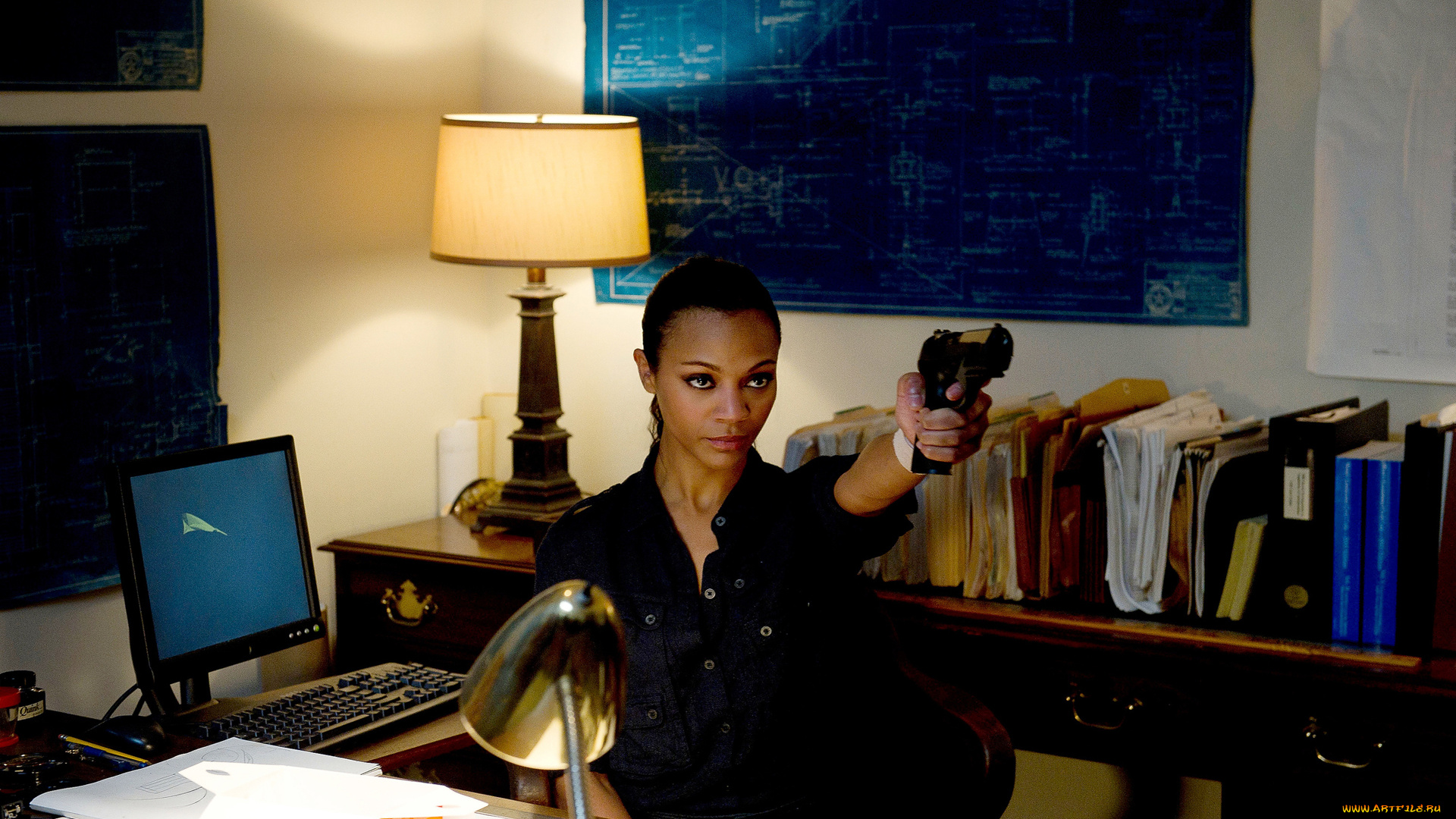 colombiana, кино, фильмы, zoe, saldana