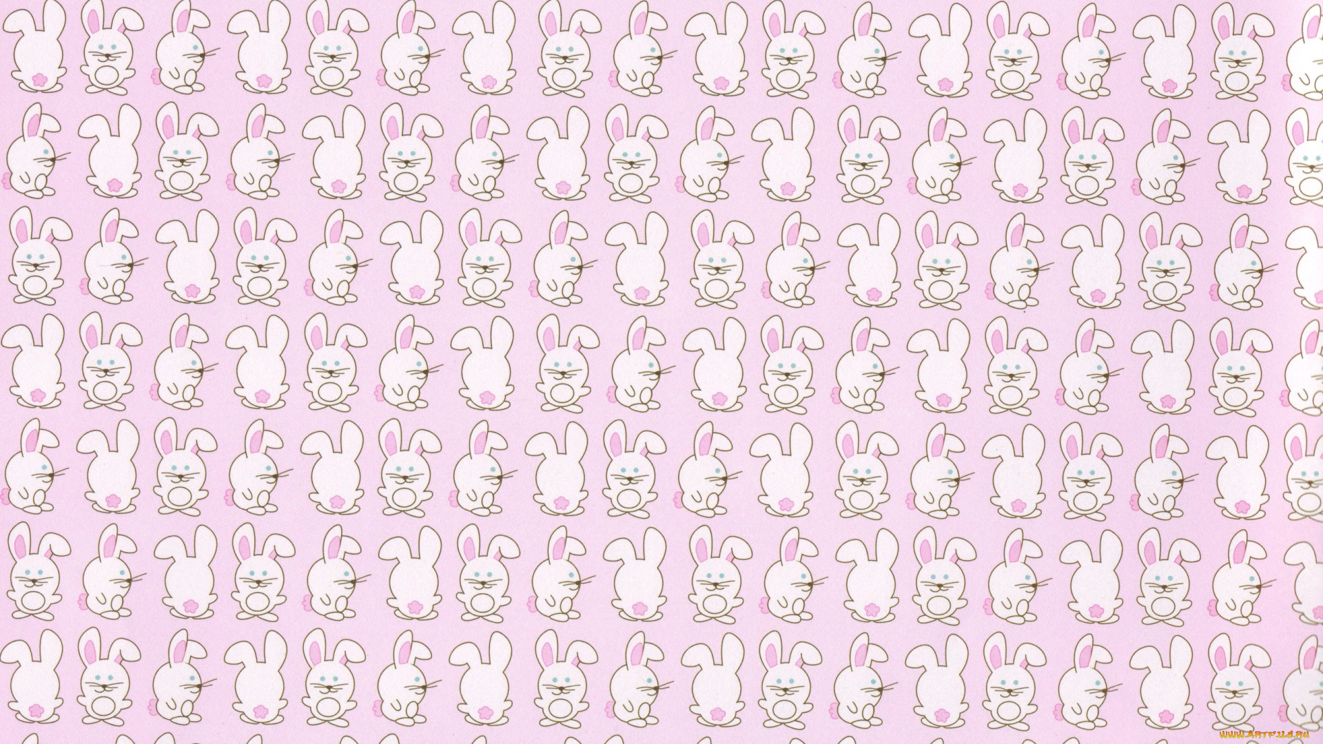 векторная, графика, текстура, кролики, зайцы