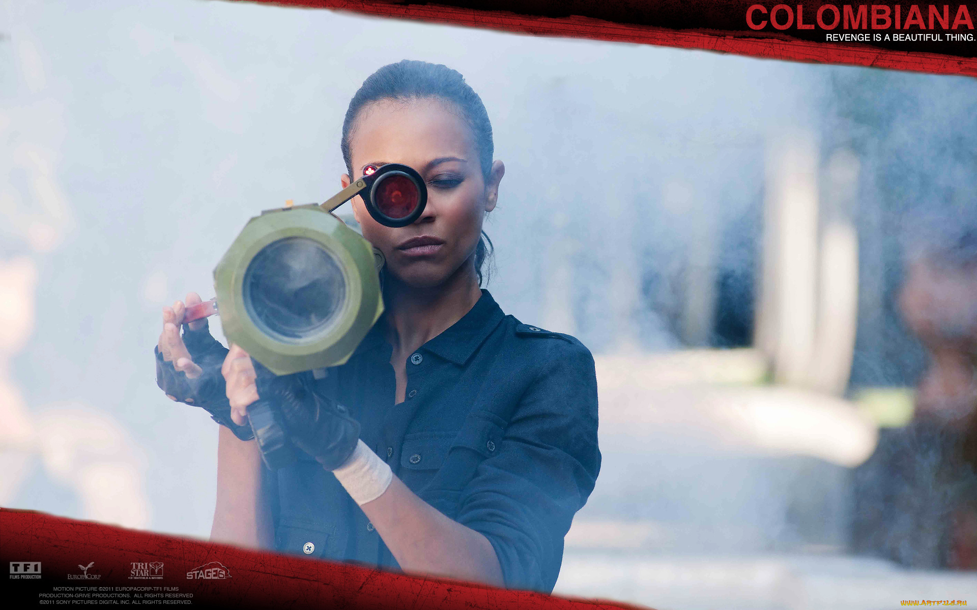 colombiana, кино, фильмы, zoe, saldana