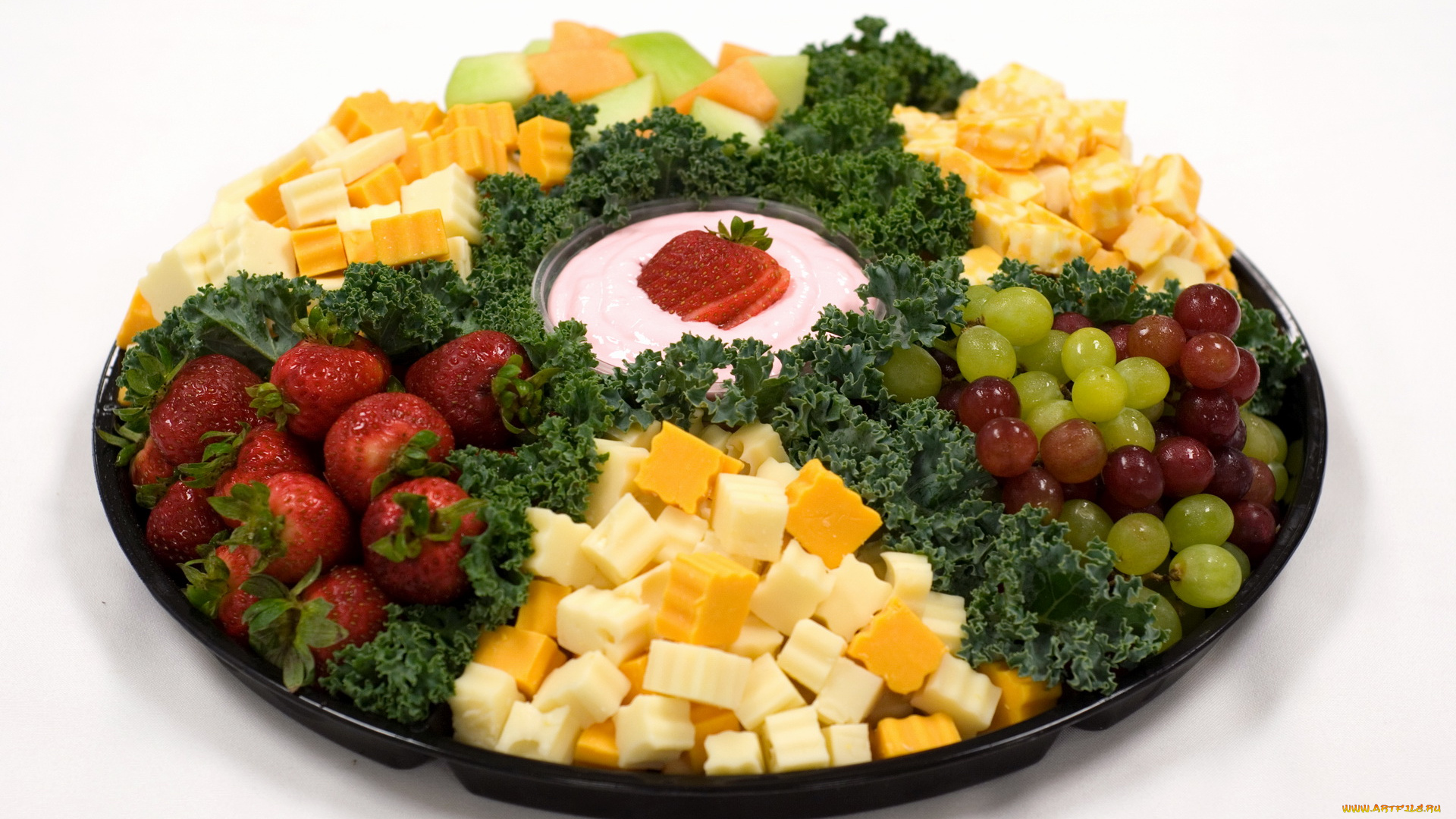 еда, фрукты, ягоды, сыр, виноград