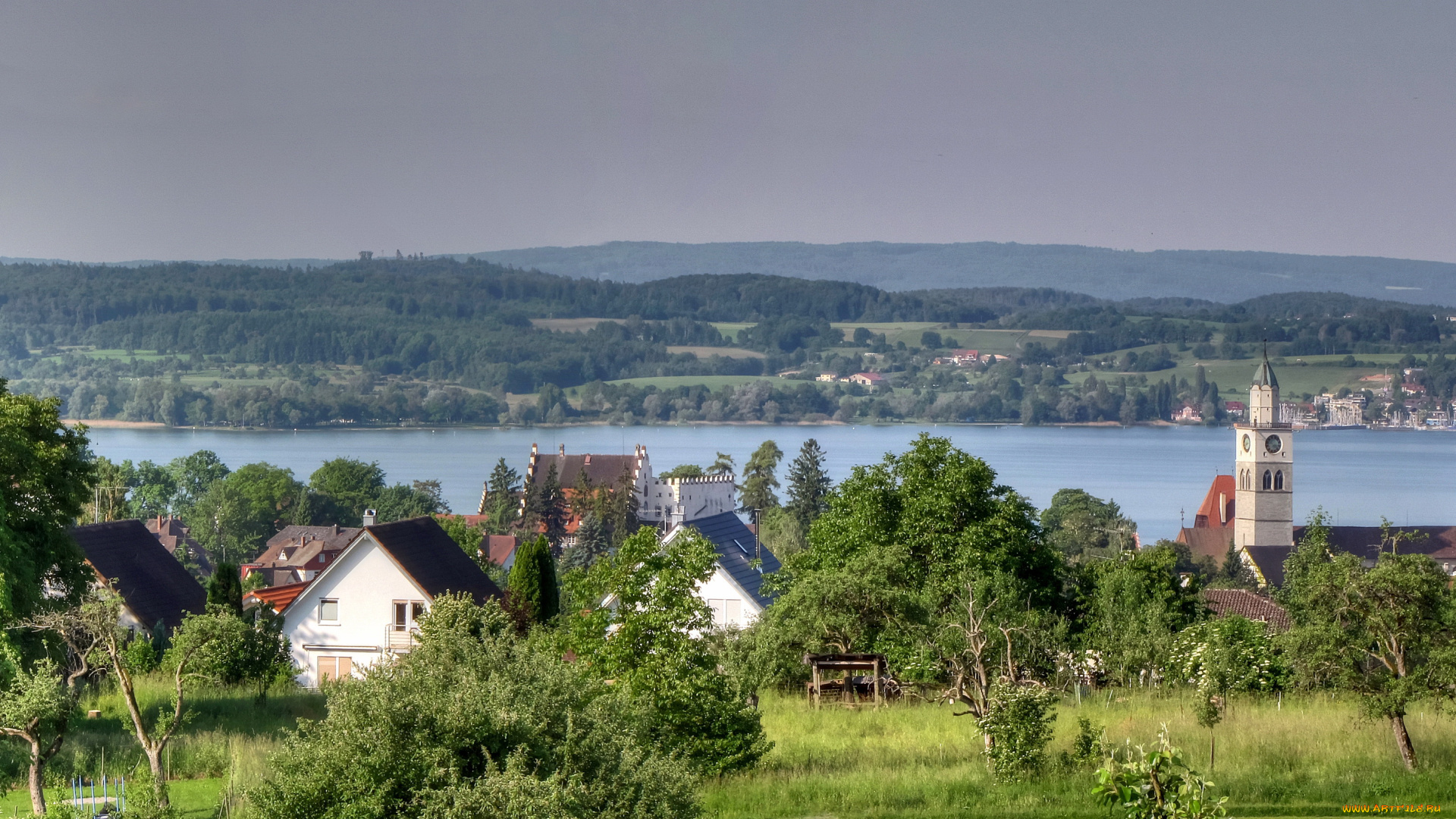 германия, юберлинген, города, пейзажи