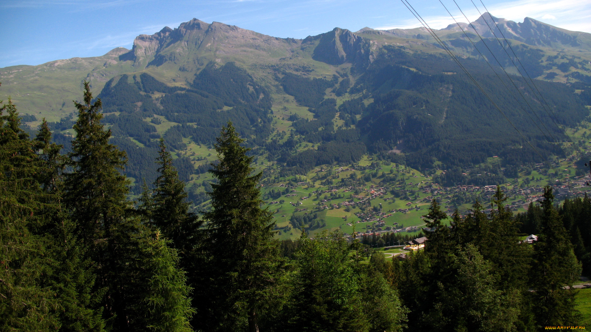 grindelwald, switzerland, природа, горы