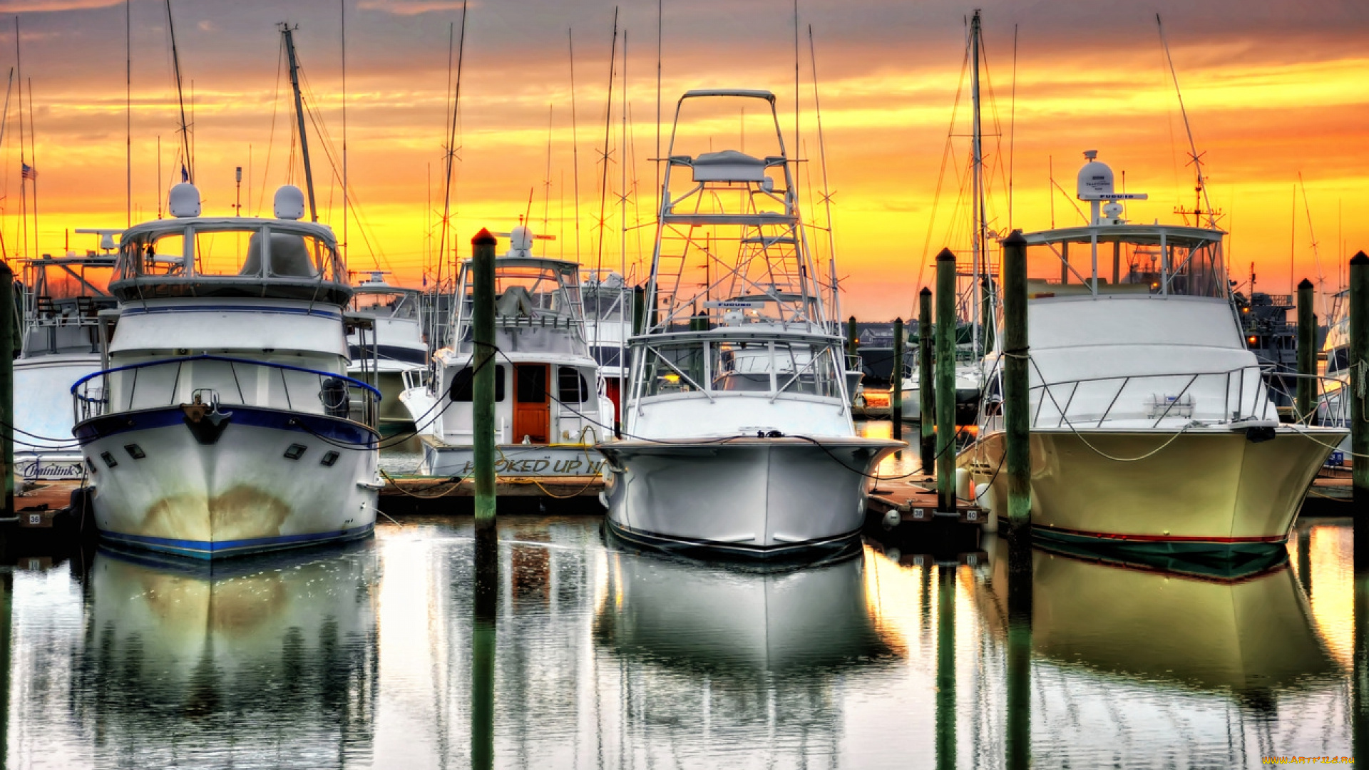 корабли, Яхты, пристань, яхты