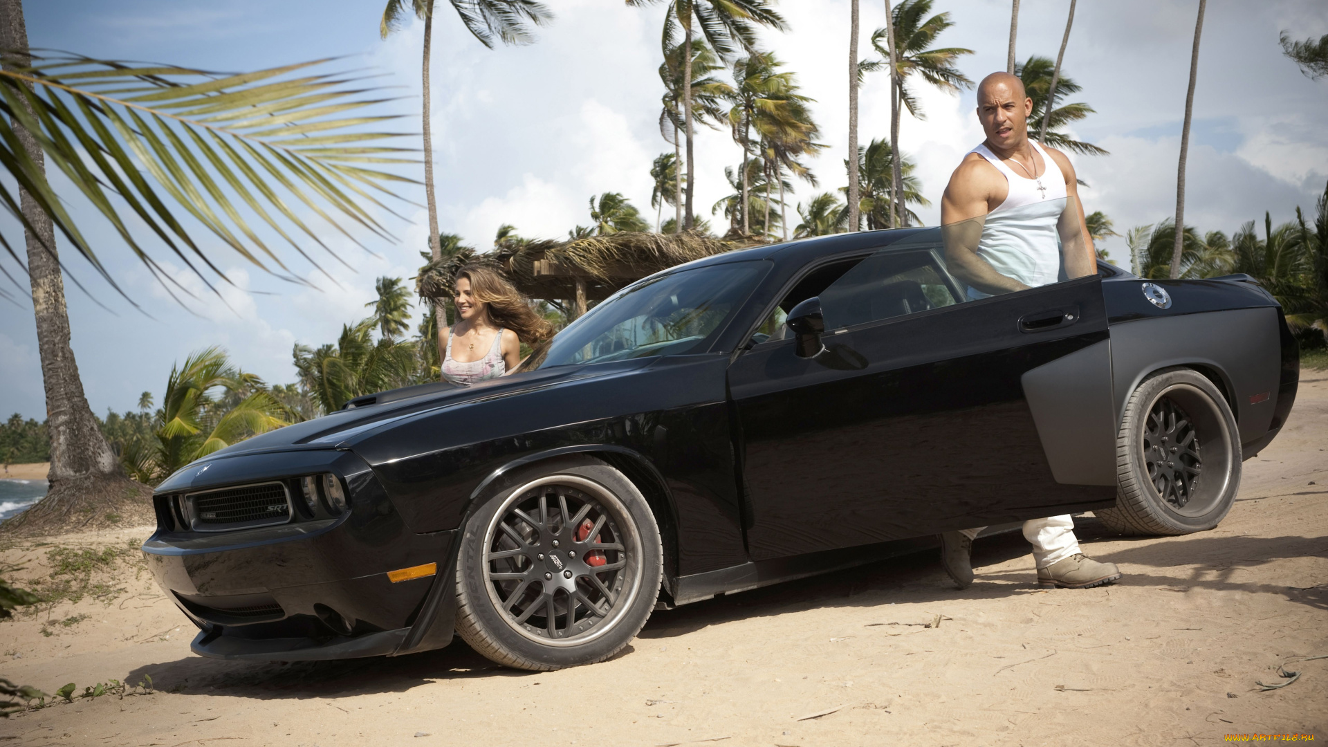 the, fast, and, furious, кино, фильмы, форсаж, 5, dodge, challenger, gal, gadot, vin, diesel