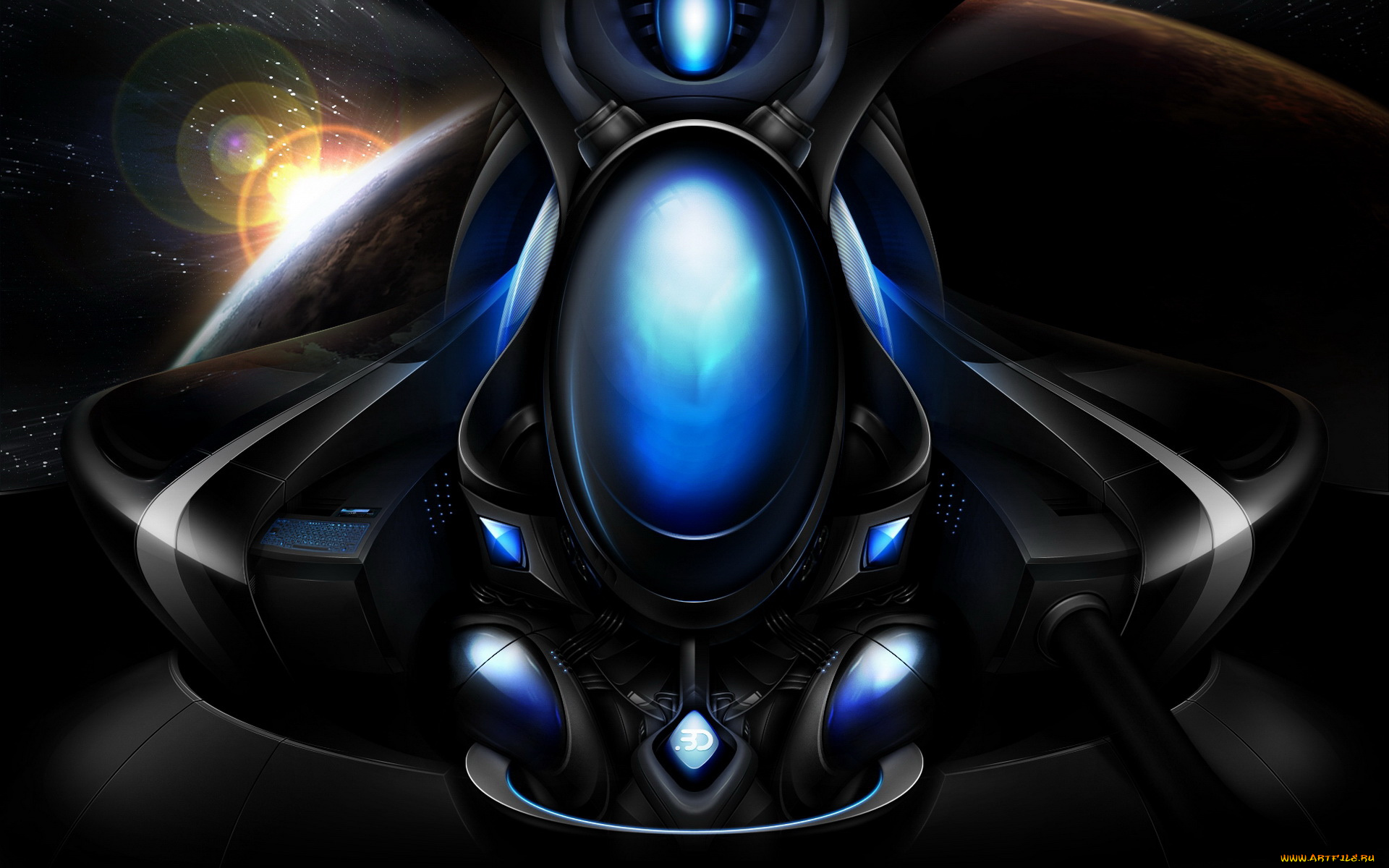 3д, графика, fractal, фракталы, фрактал