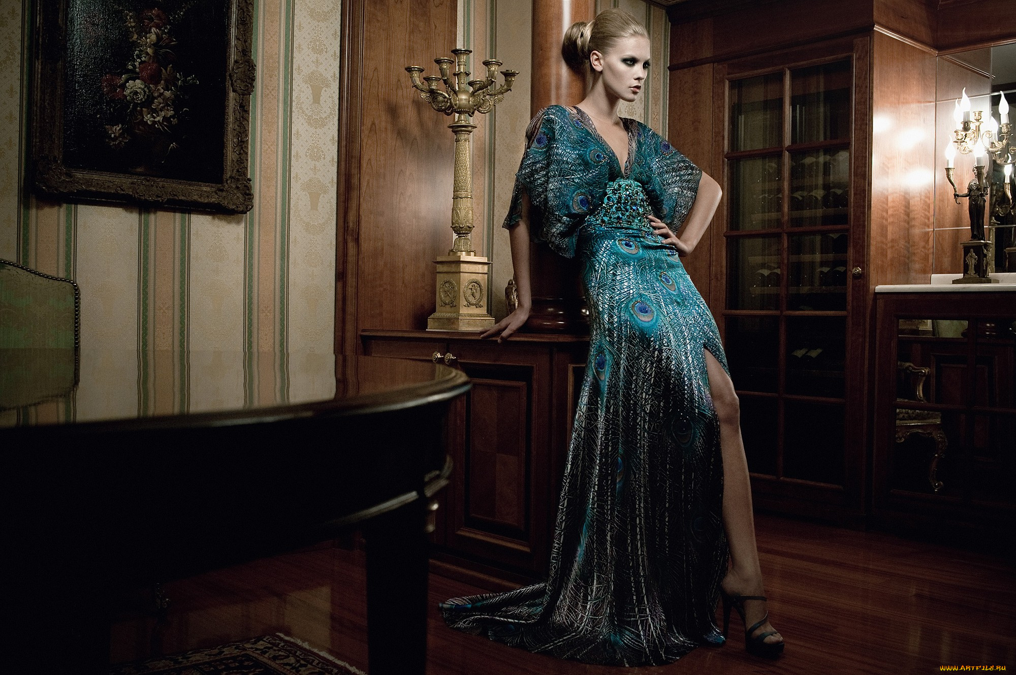 -Unsort, Блондинки, девушки, unsort, блондинки, платье, винтаж