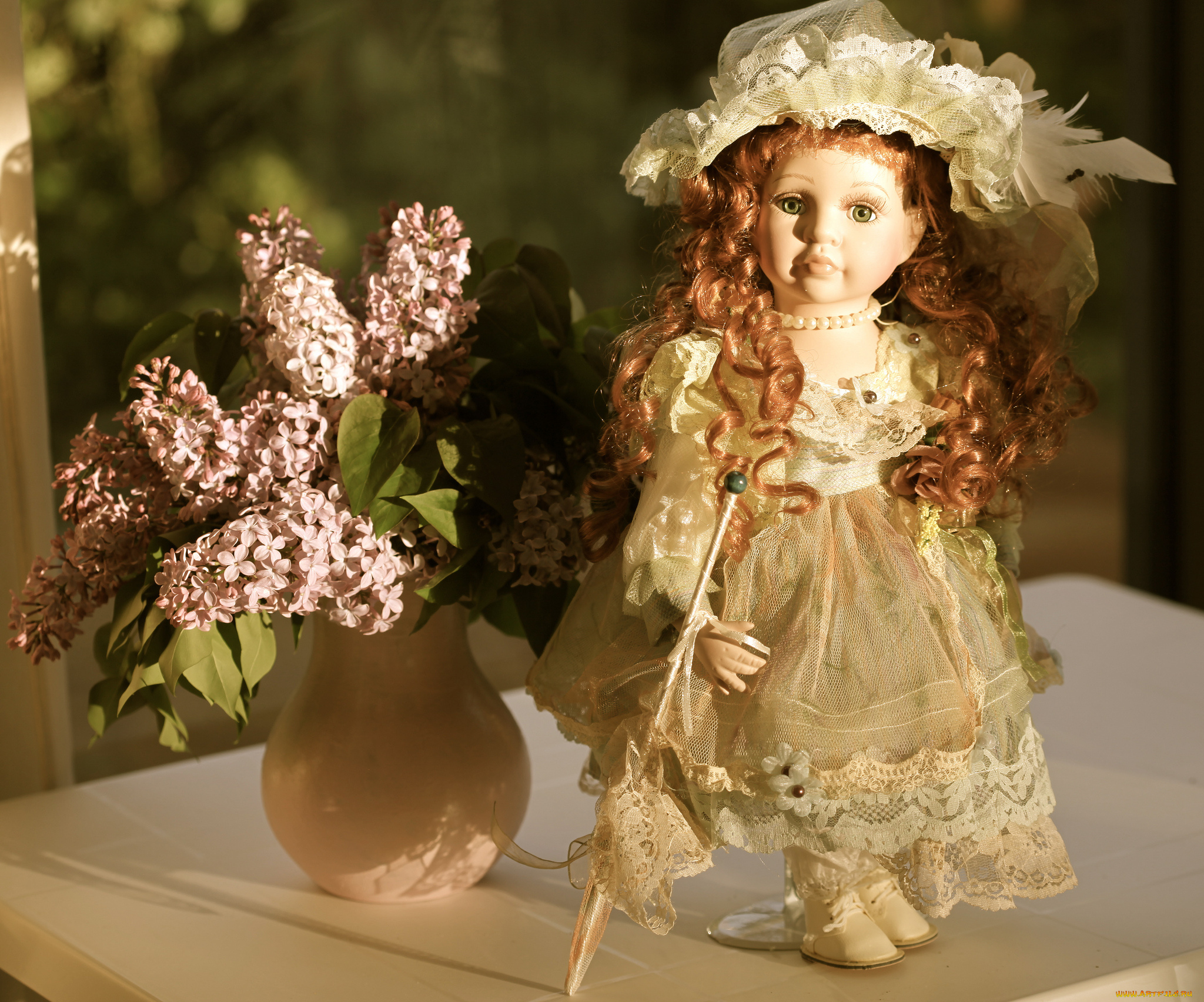 разное, игрушки, сирень, кукла, кувшин, elena, di, guardo