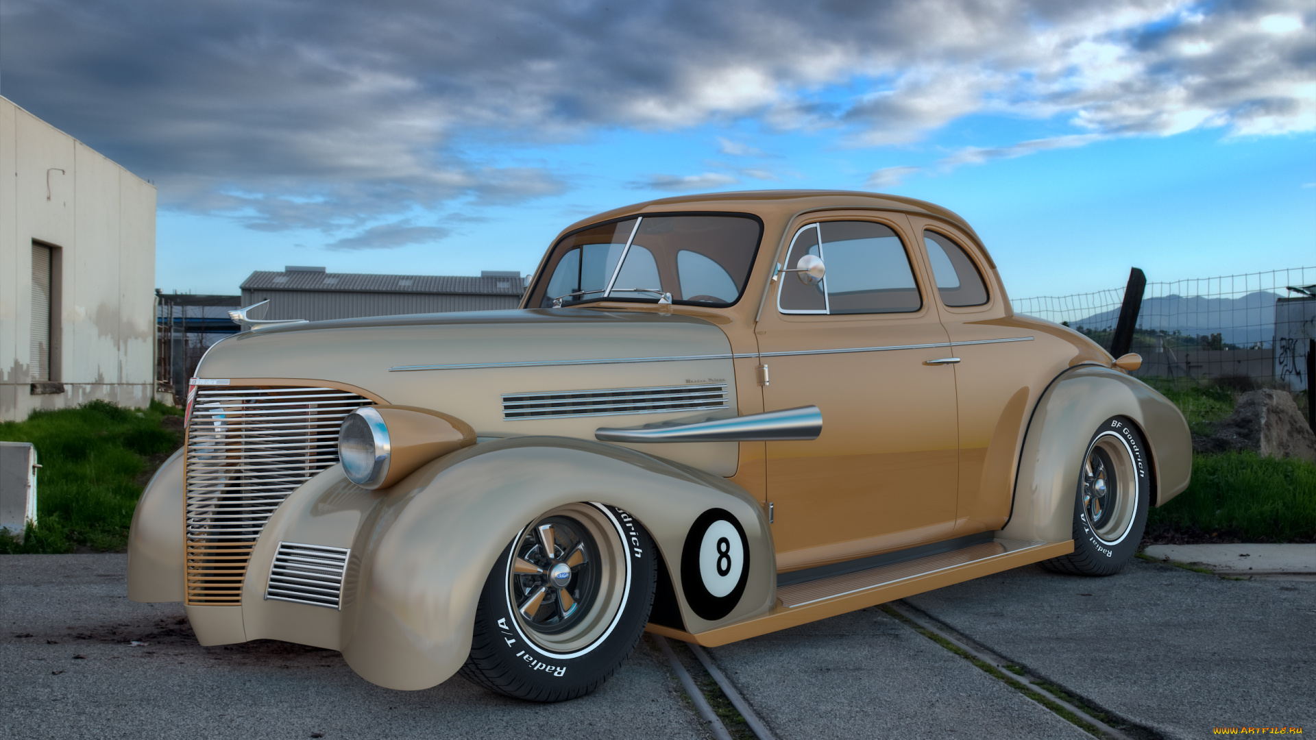 автомобили, 3д, chevrolet, 1939