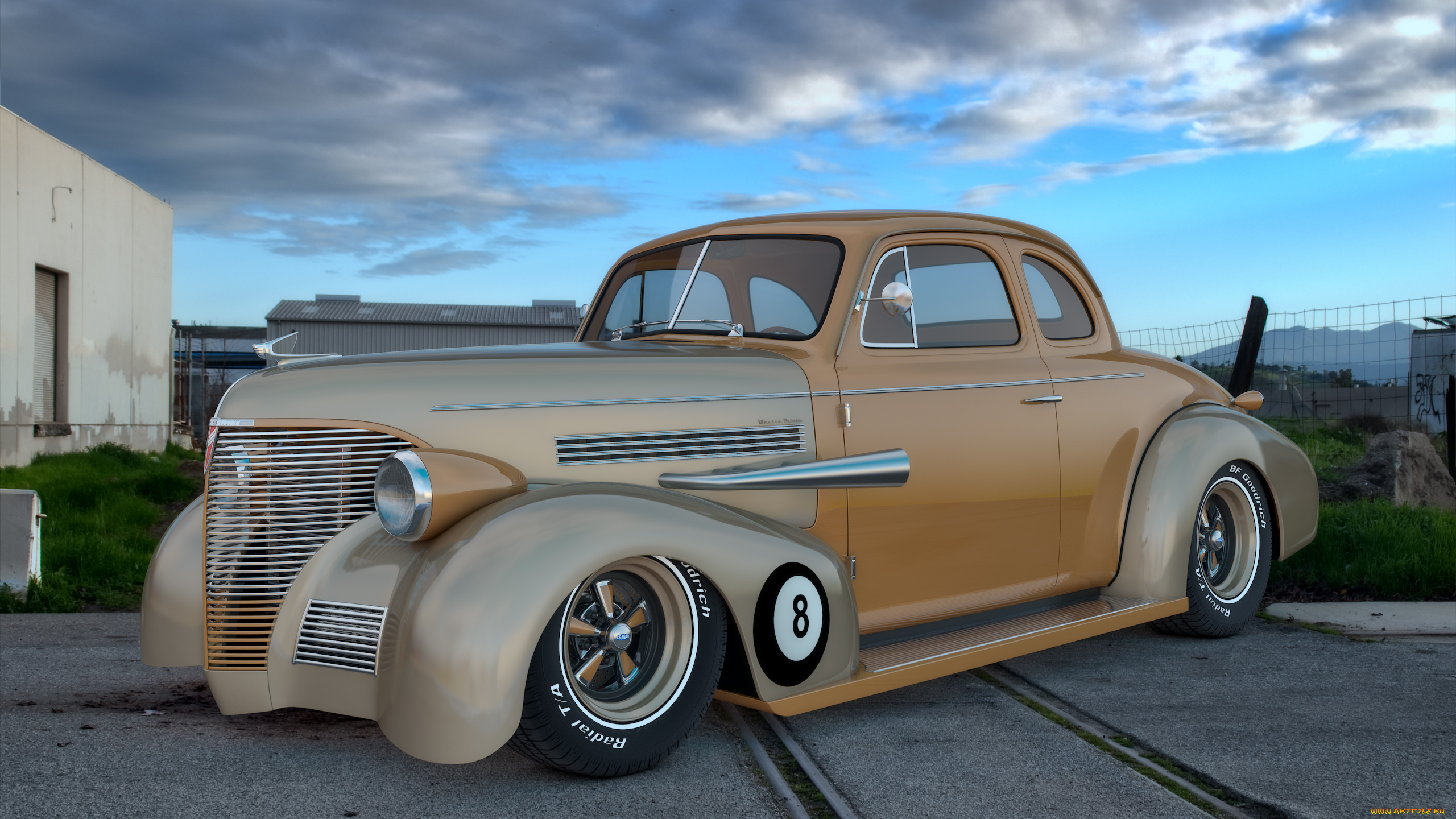 автомобили, 3д, chevrolet, 1939