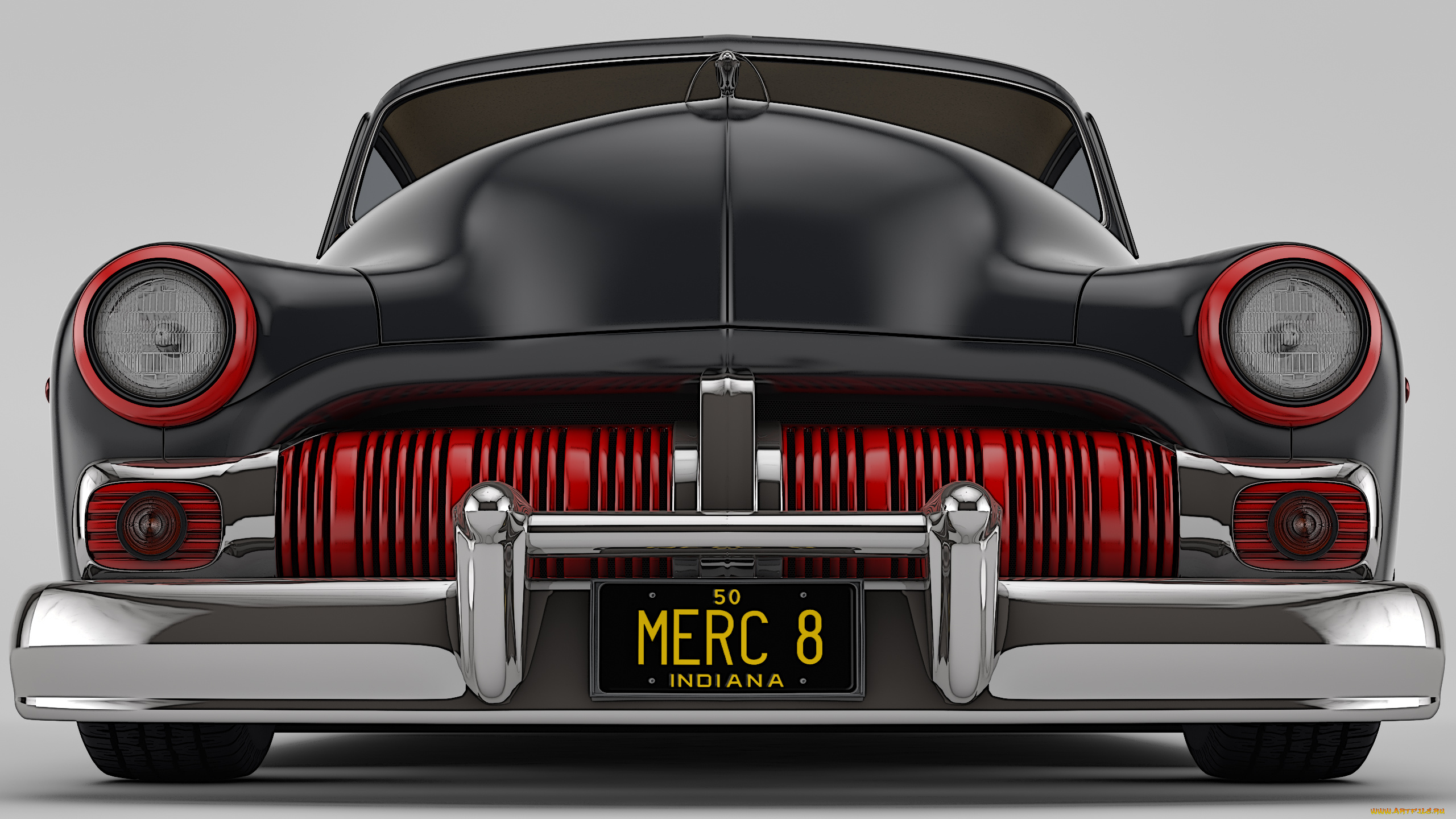 автомобили, 3д, mercury, 1950