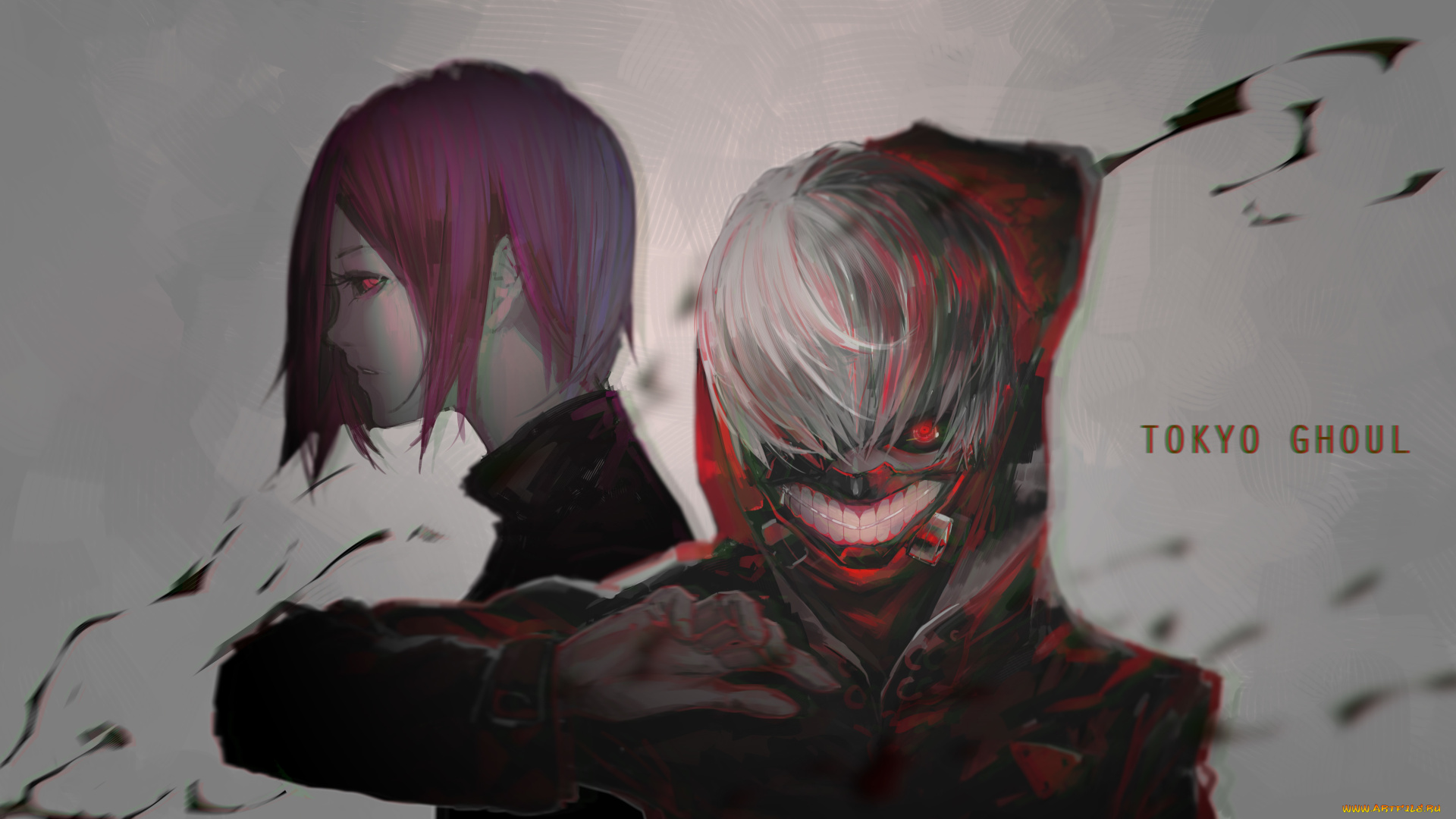 аниме, tokyo, ghoul, tokyo, ghoul, kaneki, ken, kirishima, touka