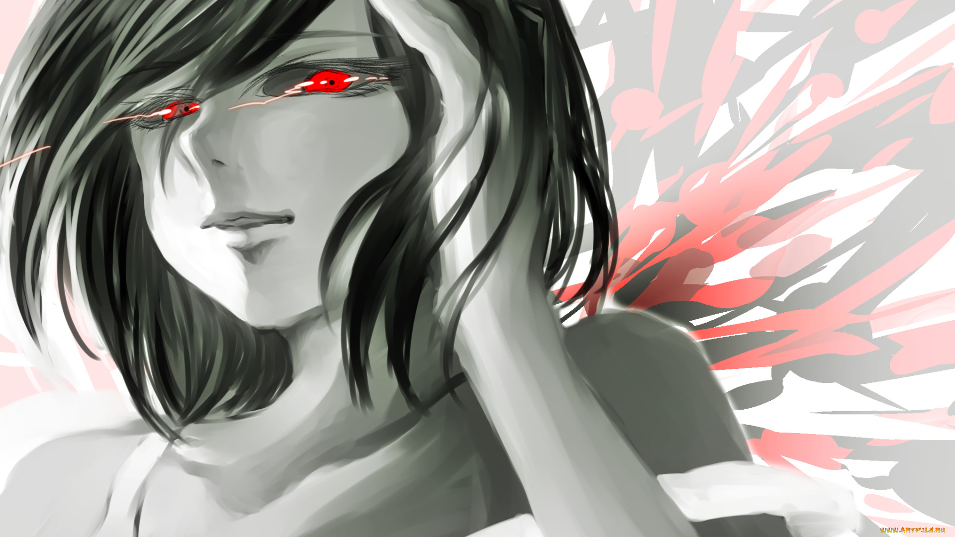 аниме, tokyo, ghoul, tokyo, ghoul, kirishima, touka, girl, single