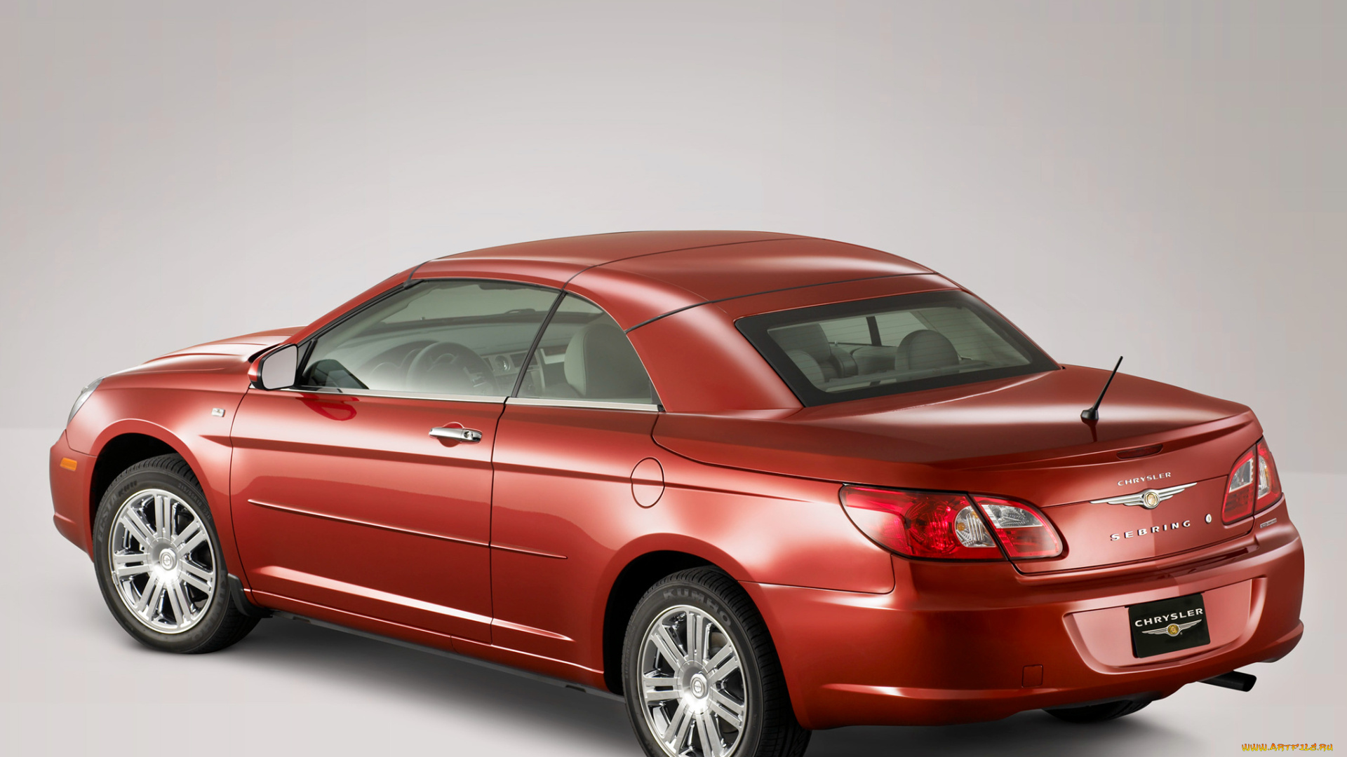 автомобили, chrysler, sebring, convertible, eu-spec, js, красный