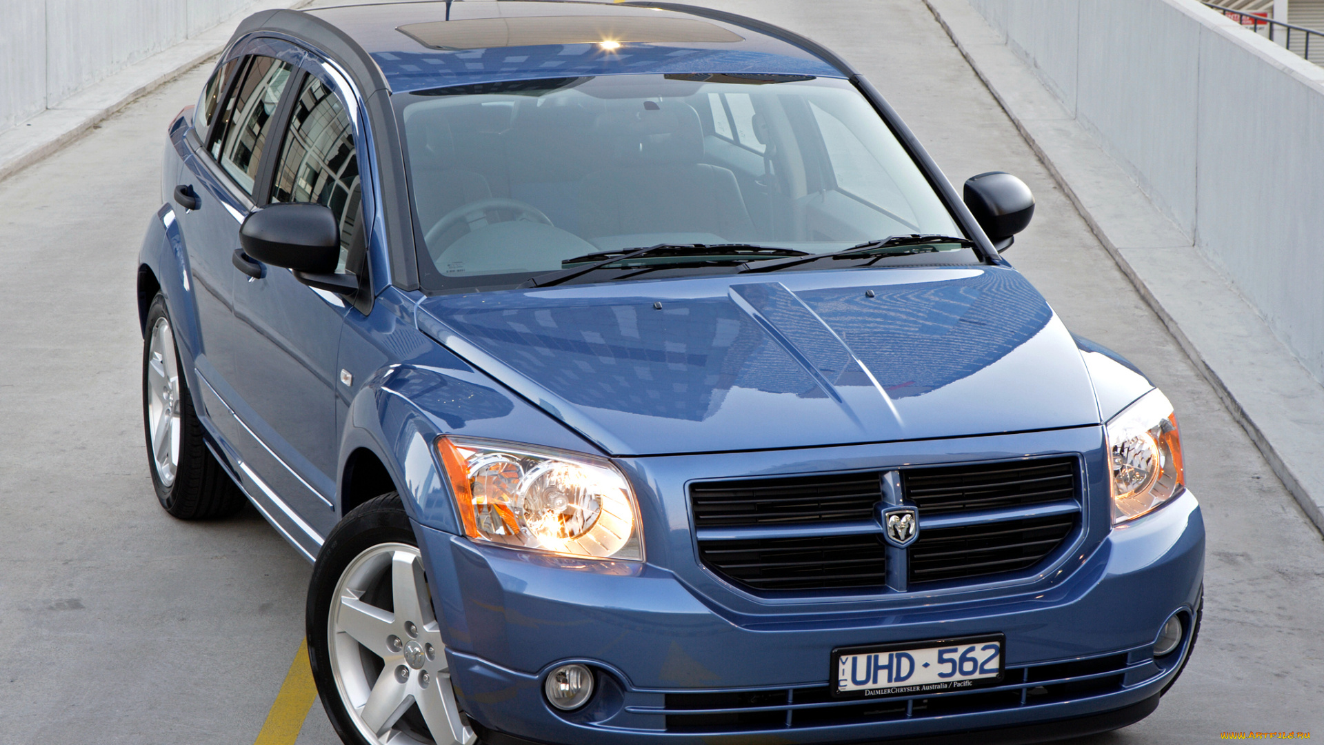 автомобили, dodge, caliber, au-spec, pm, синий