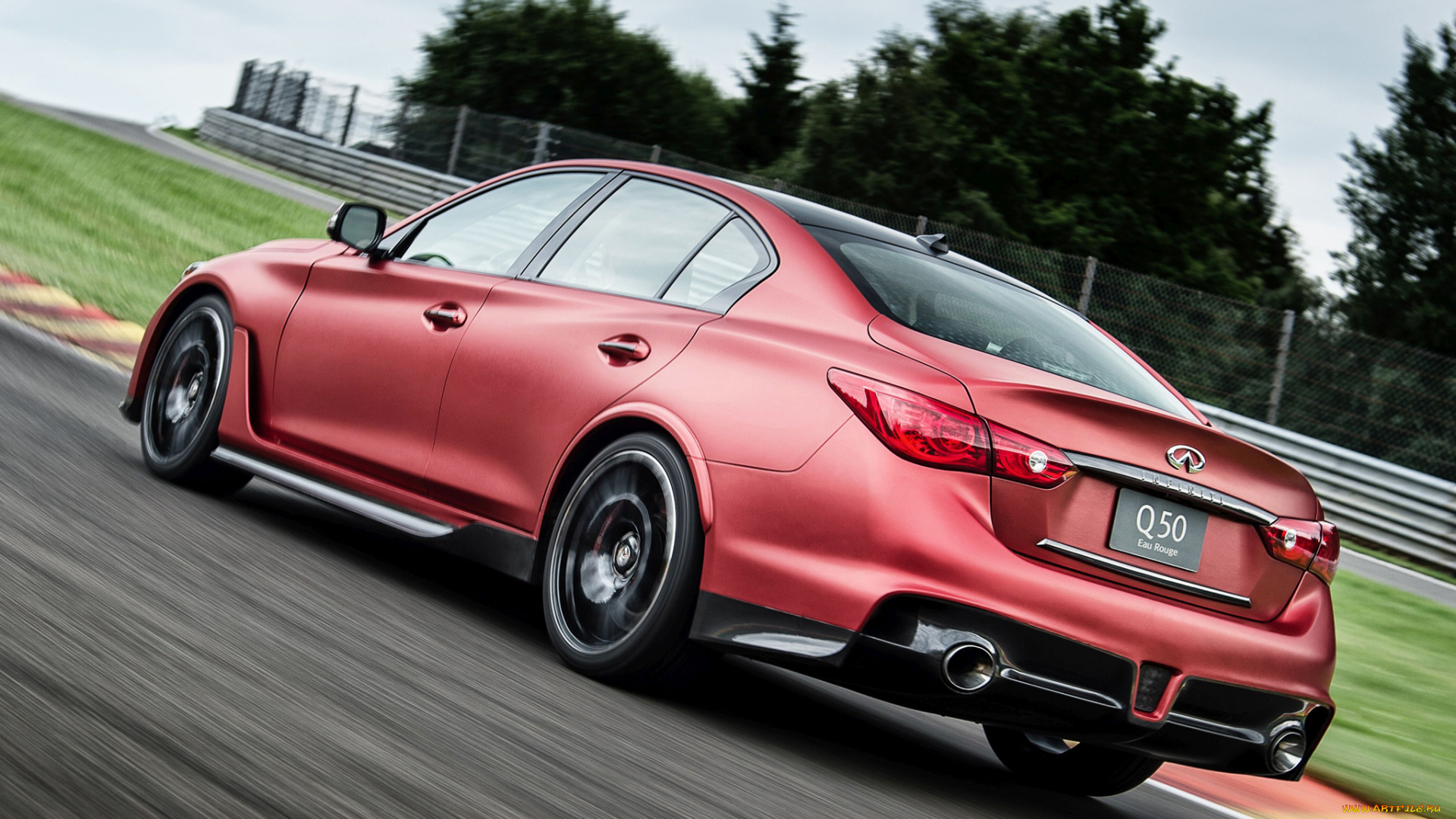 автомобили, infiniti, concept, rouge, eau, q50, красный, 2014г