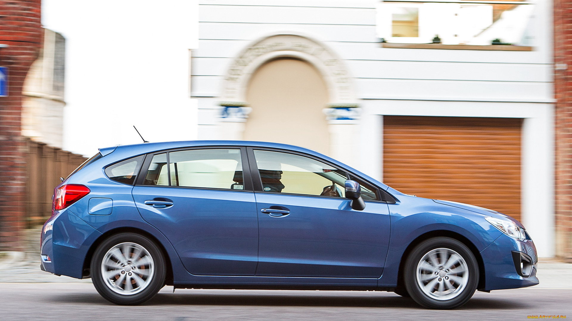 автомобили, subaru, синий, 2014г, gp, uk-spec, impreza