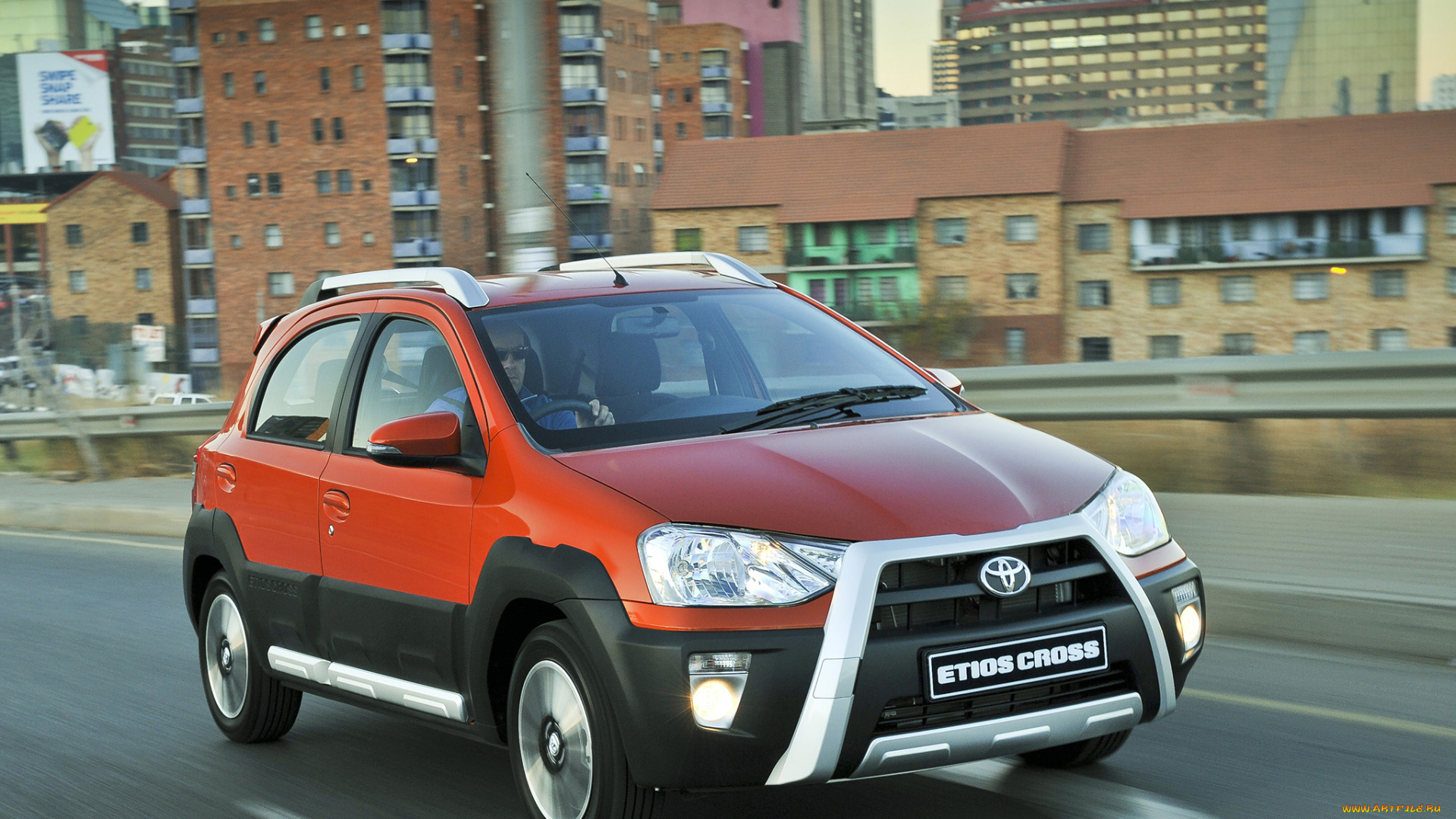 автомобили, toyota, красный, 2014г, za-spec, cross, etios