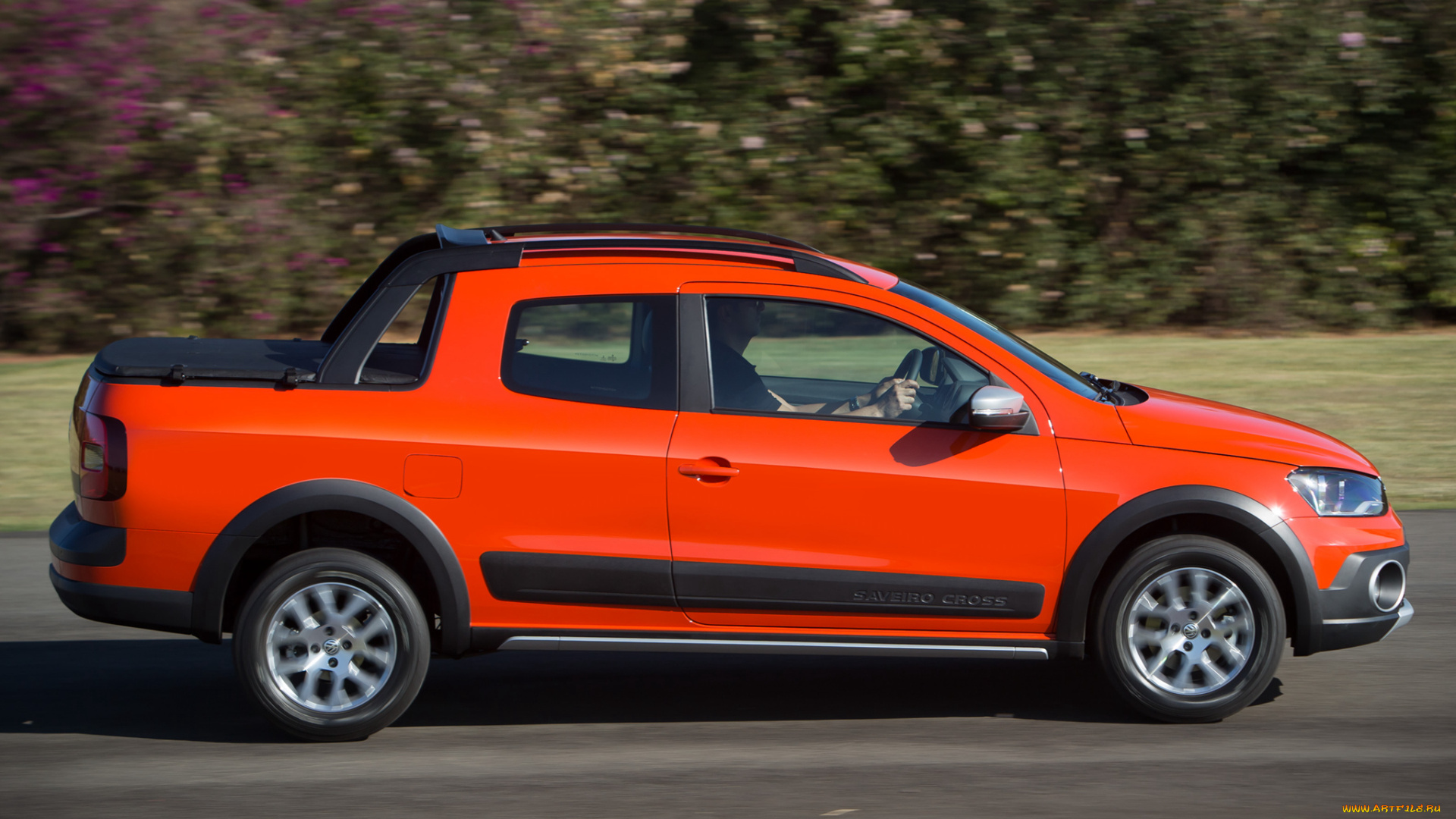 автомобили, volkswagen, красный, 2014г, cd, cross, saveiro