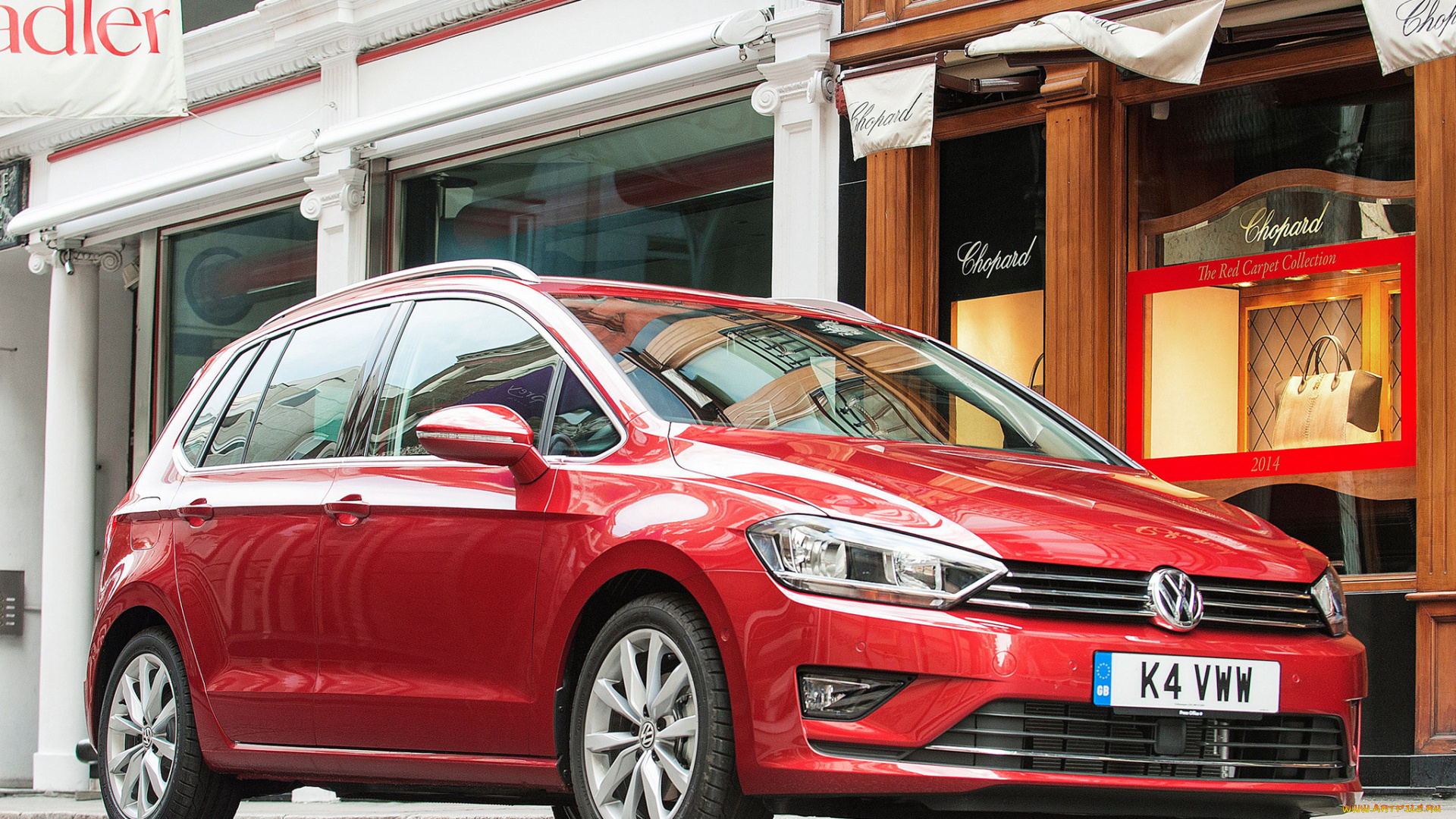 автомобили, volkswagen, красный, sv, 2014г, golf