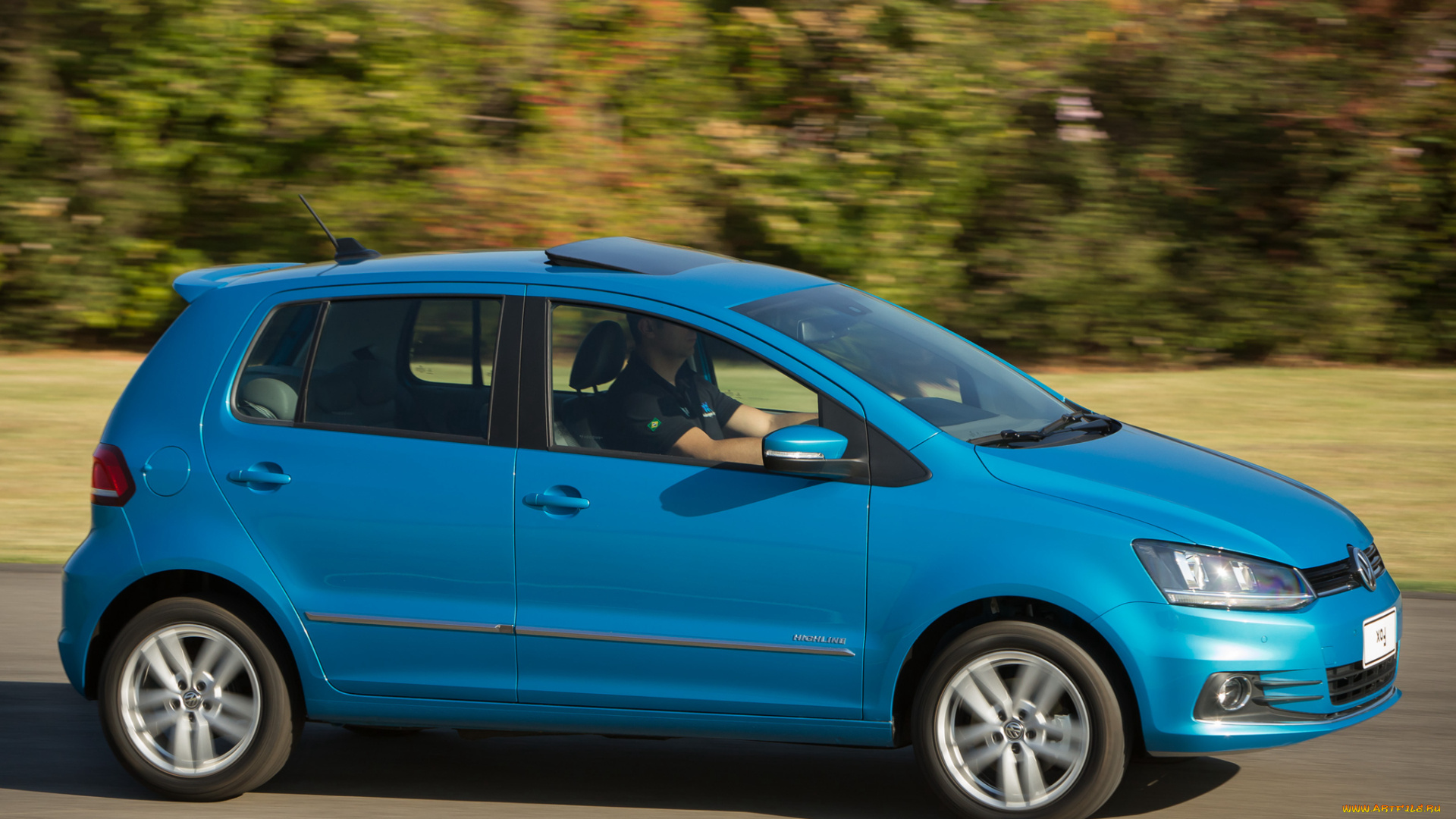 автомобили, volkswagen, синий, 2014г, fox, highline