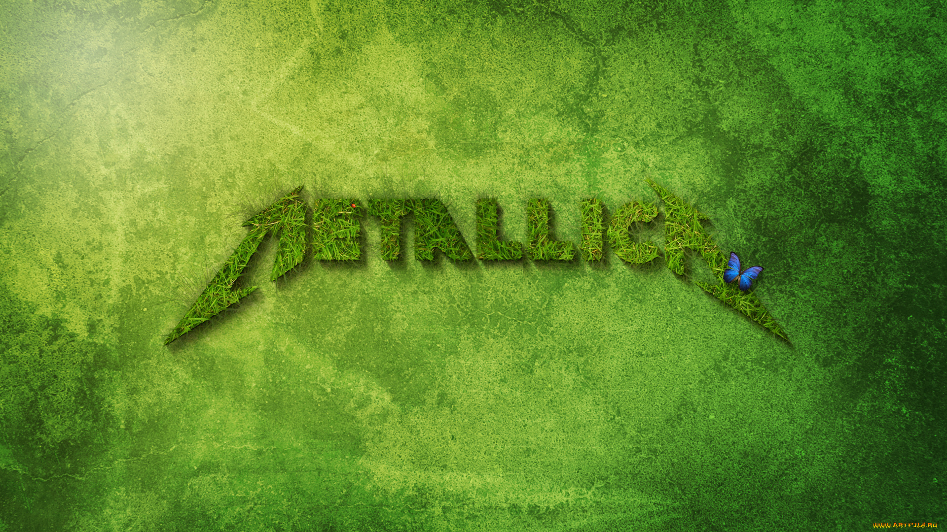 музыка, metallica, зеленый