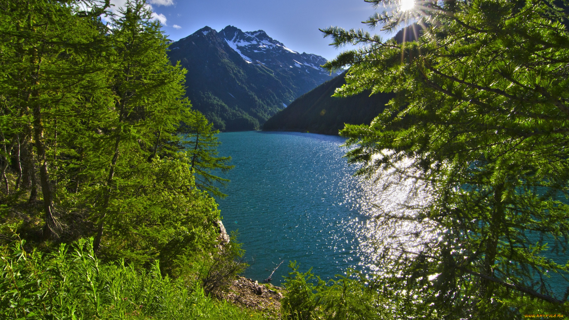 природа, реки, озера, горы, вода