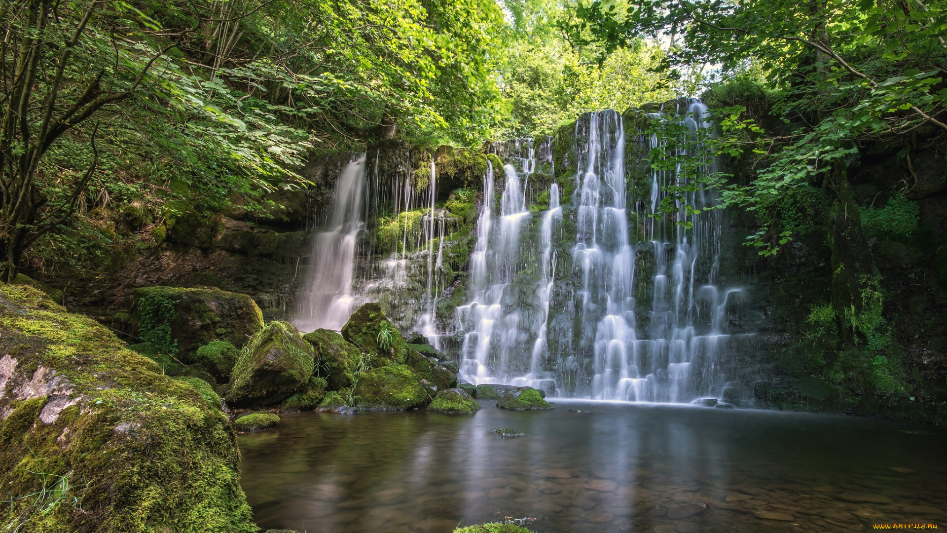 природа, водопады, вода