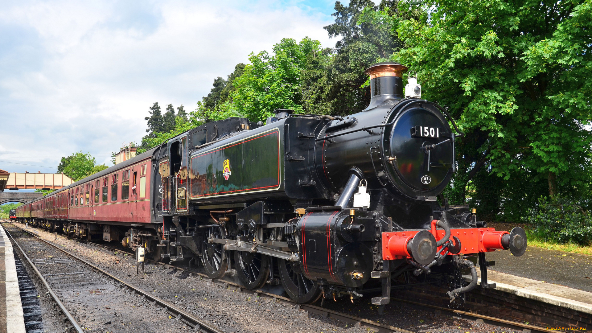 техника, паровозы, дорога, рельсы, паровоз, железная