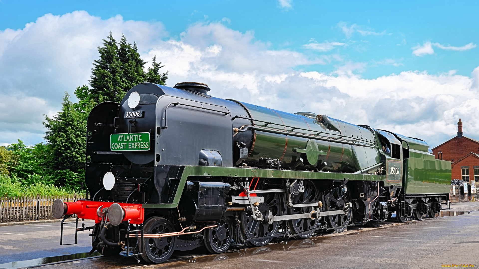 техника, паровозы, дорога, железная, рельсы, паровоз