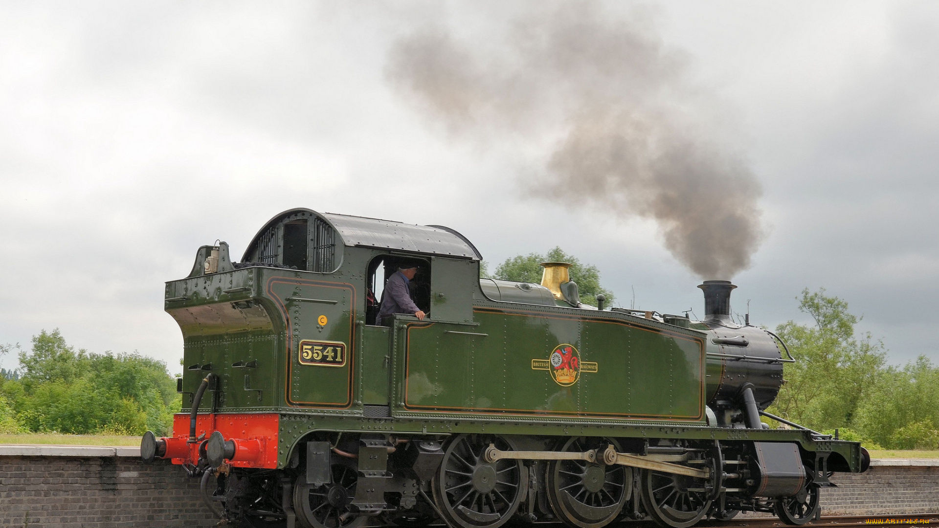 техника, паровозы, железная, дорога, рельсы, паровоз