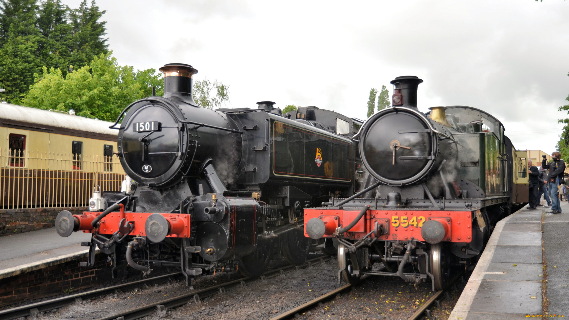 техника, паровозы, железная, дорога, рельсы, паровоз