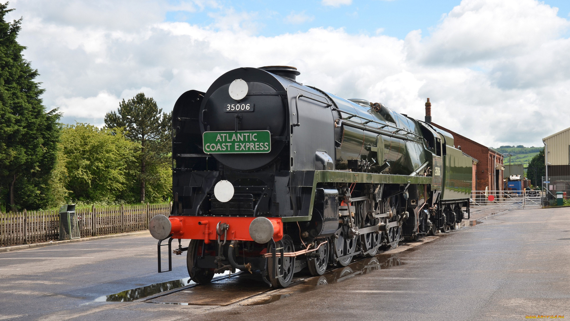 техника, паровозы, железная, дорога, рельсы, паровоз