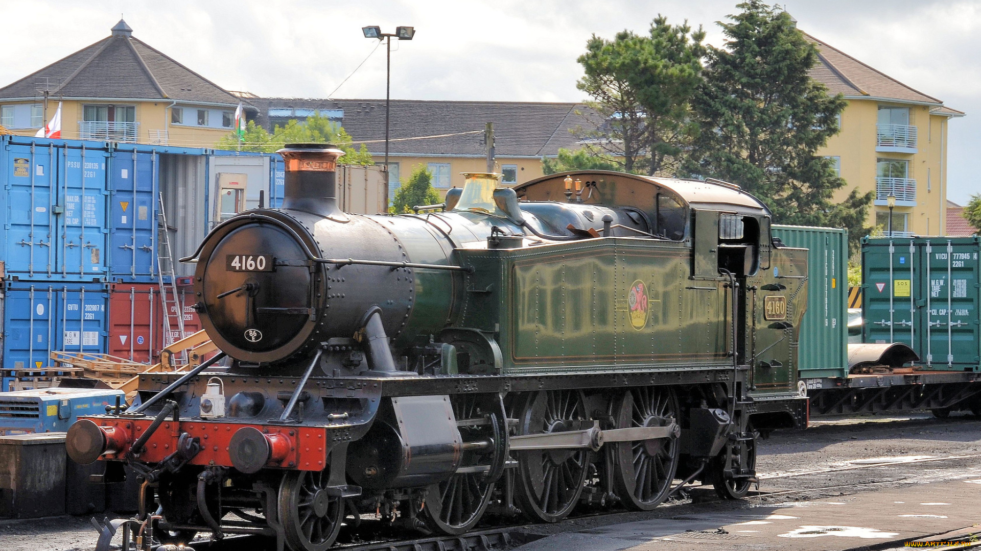 техника, паровозы, железная, дорога, рельсы, паровоз