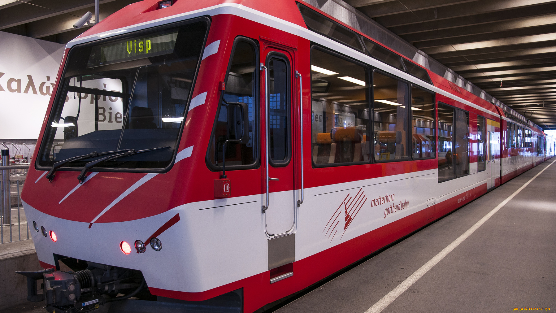 техника, поезда, перрон, состав