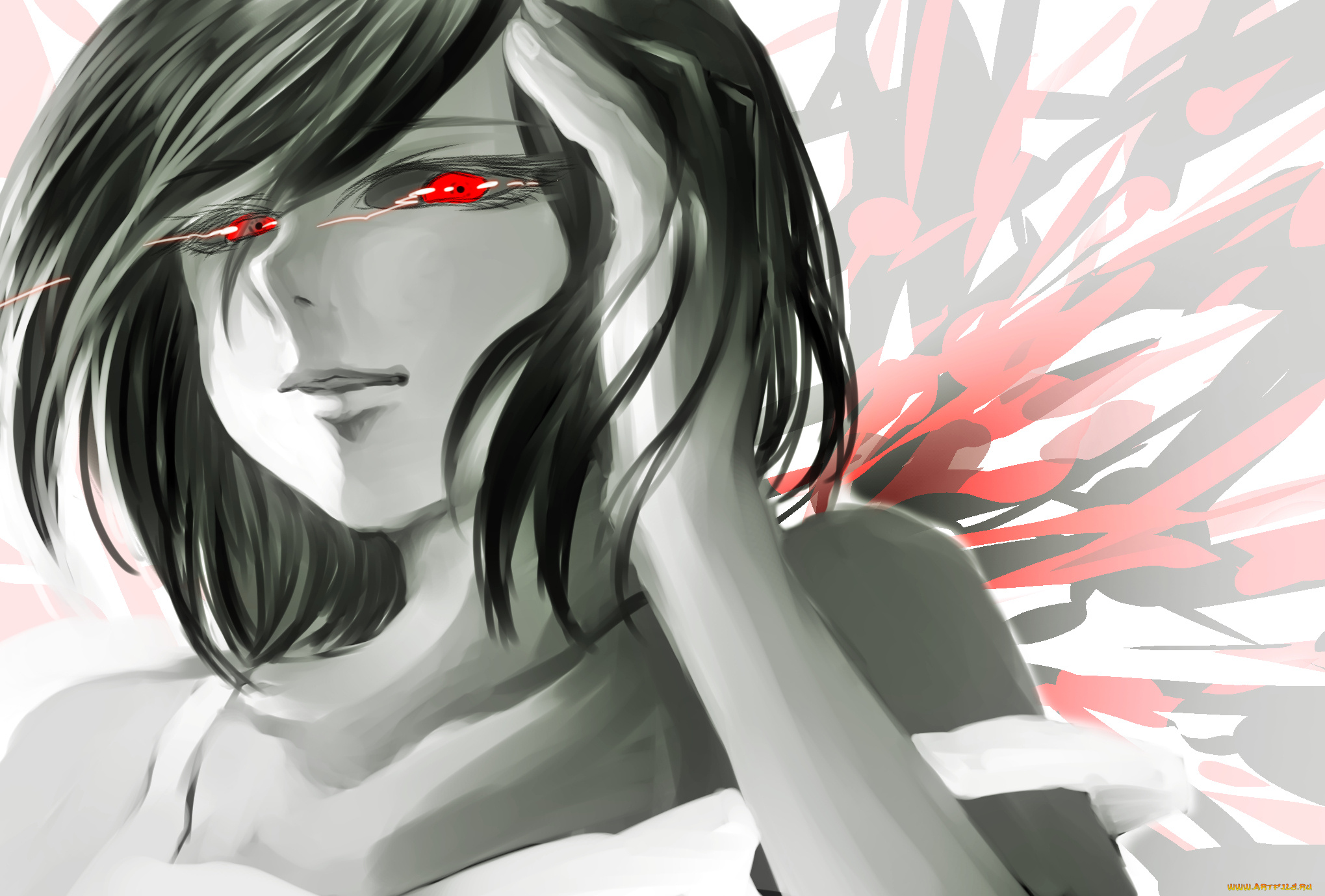 аниме, tokyo, ghoul, tokyo, ghoul, kirishima, touka, girl, single