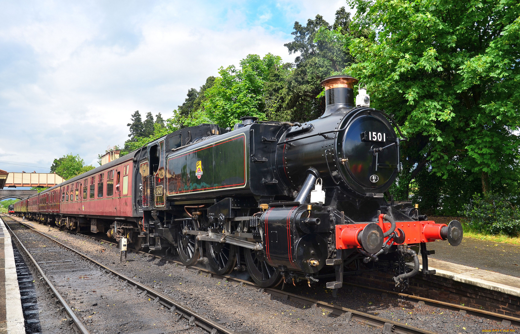 техника, паровозы, дорога, рельсы, паровоз, железная