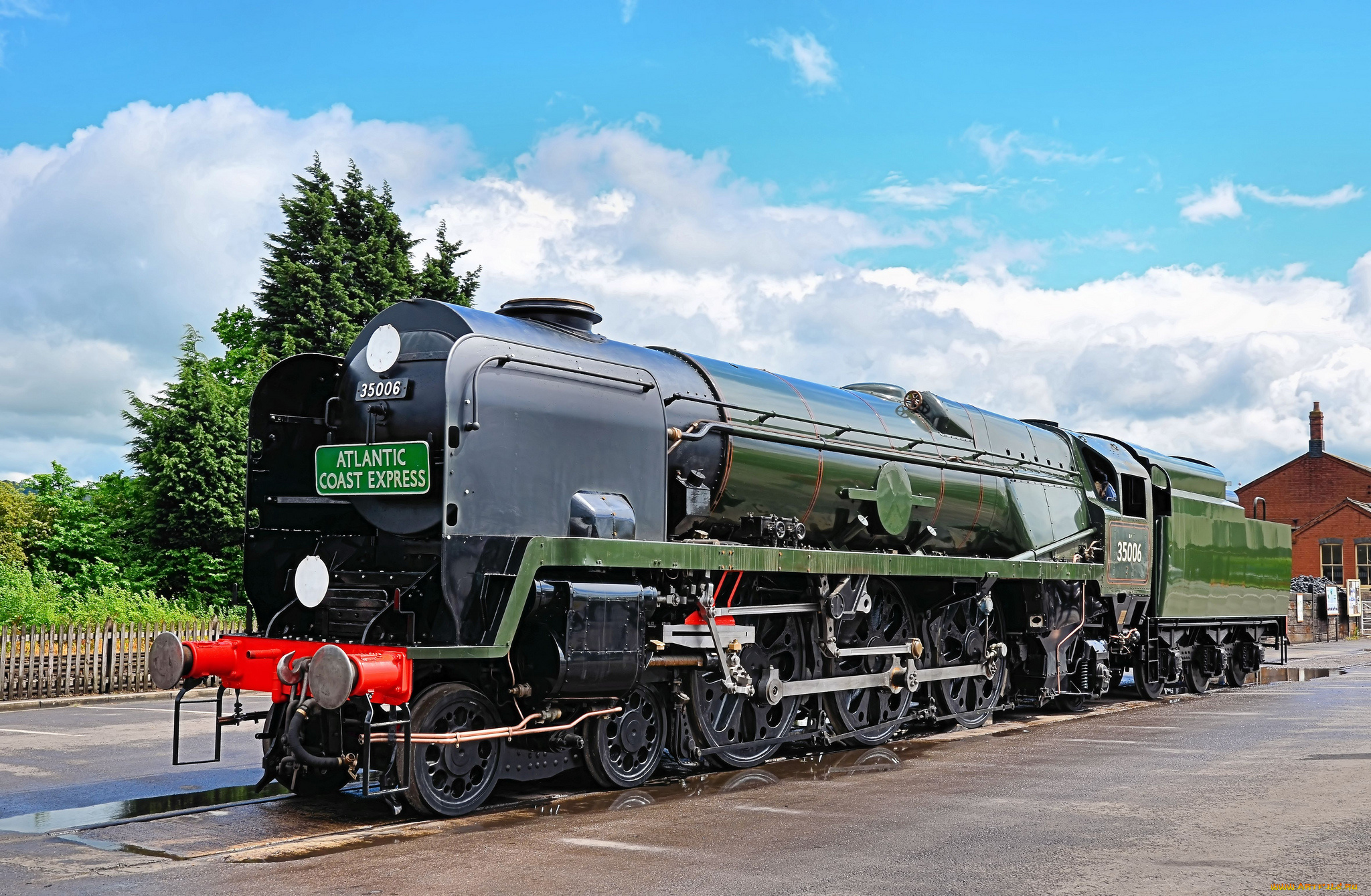 техника, паровозы, дорога, железная, рельсы, паровоз