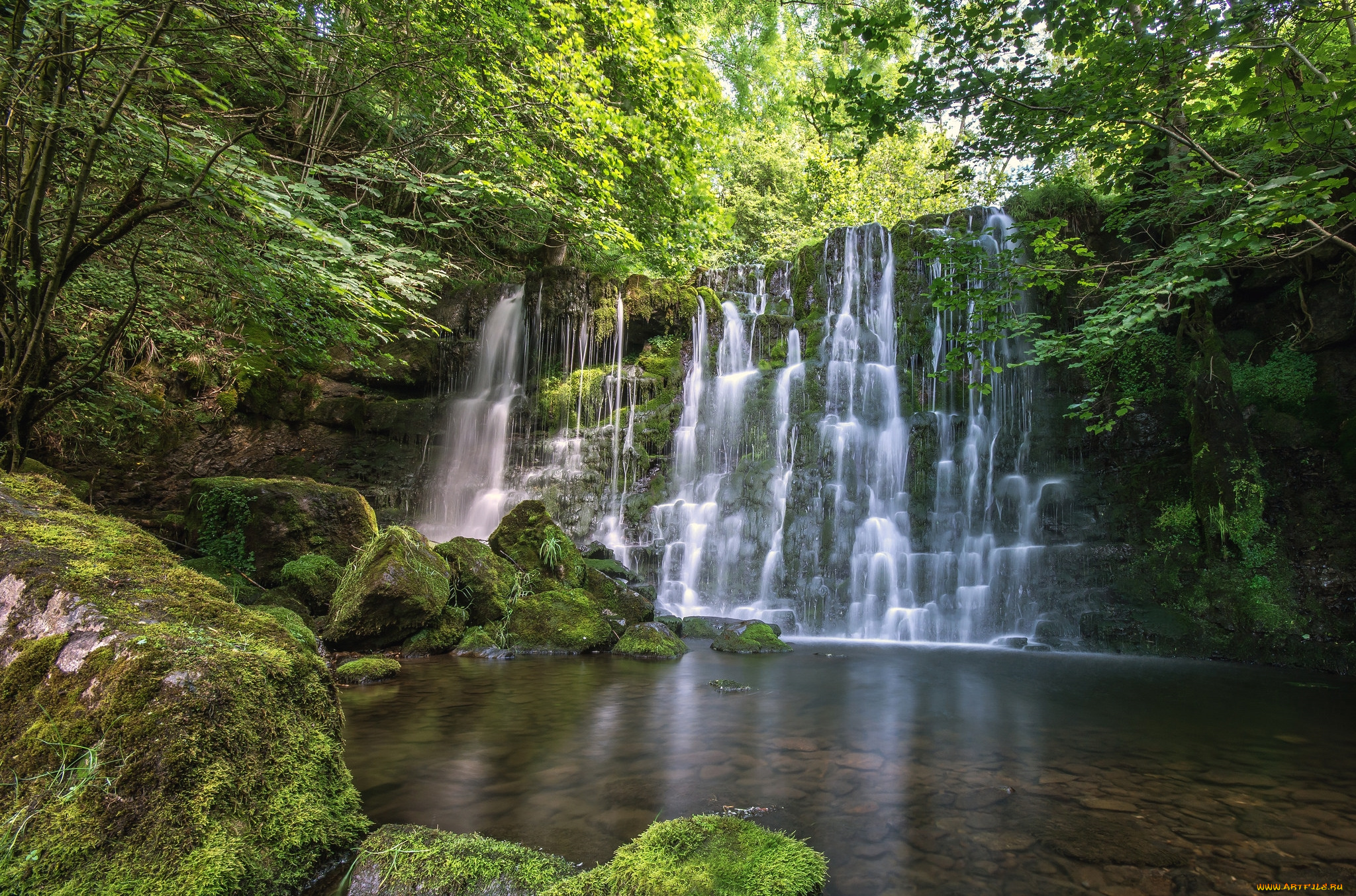 природа, водопады, вода