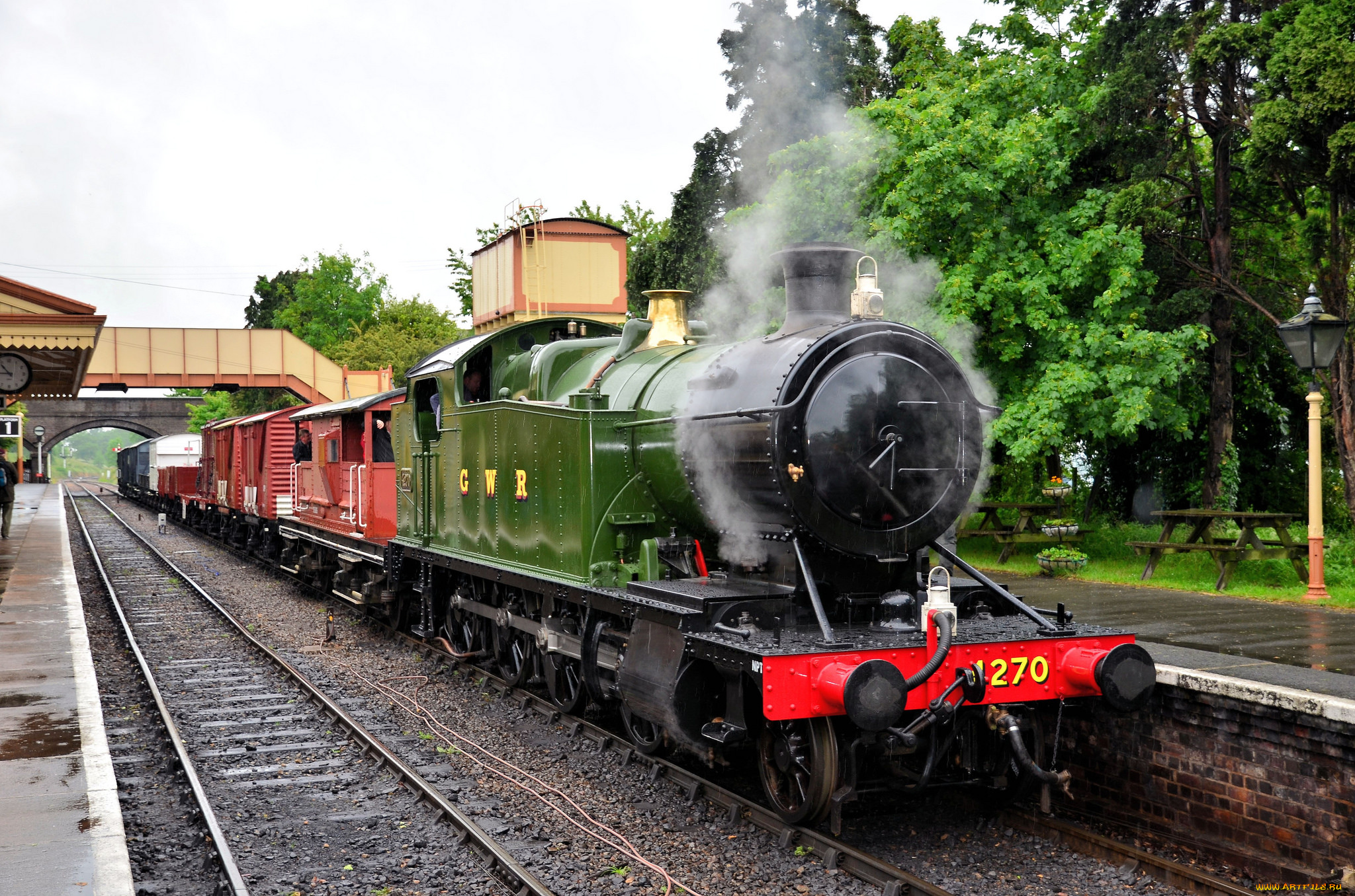 техника, паровозы, паровоз, рельсы, дорога, железная